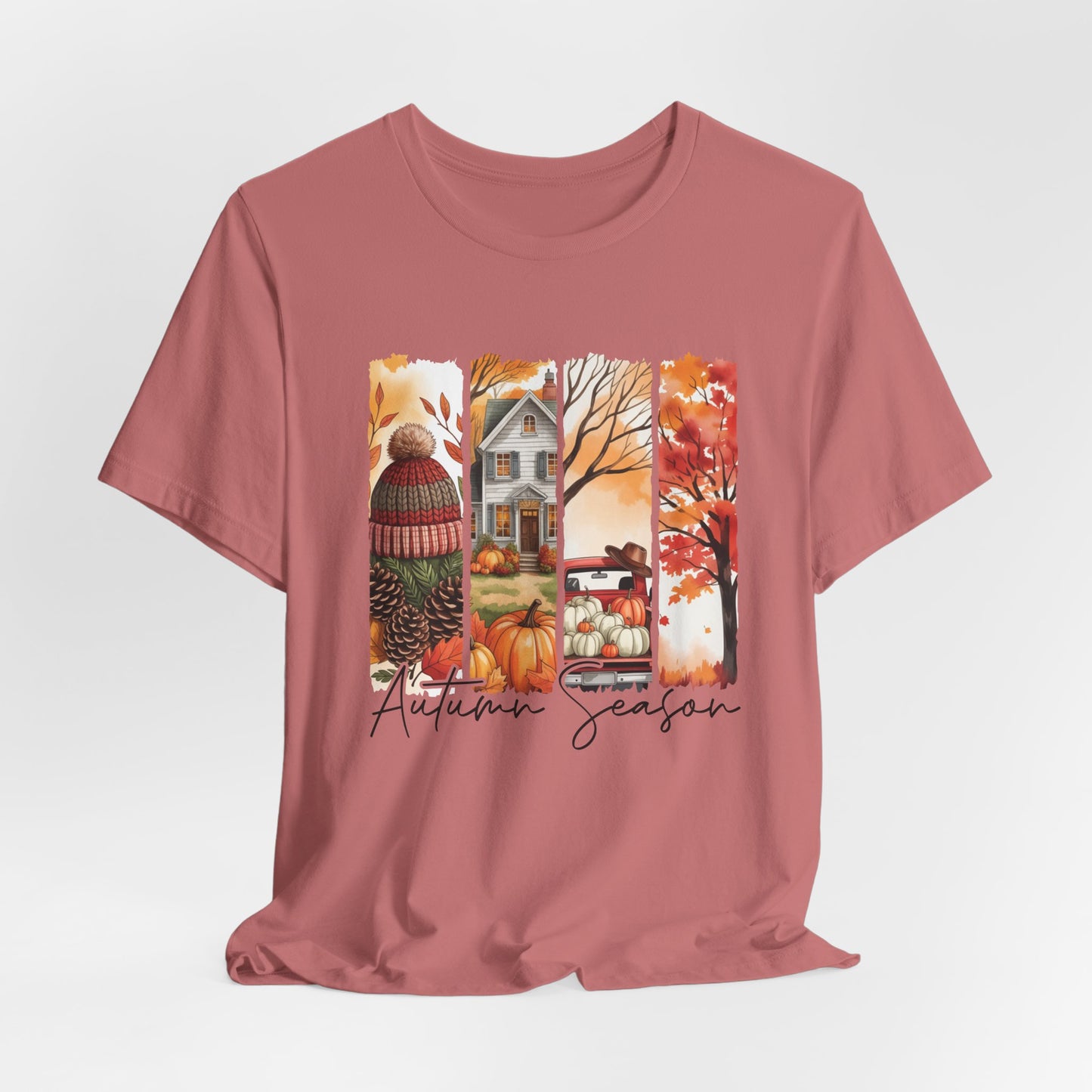 Autumn Vibes Unisex Tee - Cozy Fall Tee, Harvest Shirt