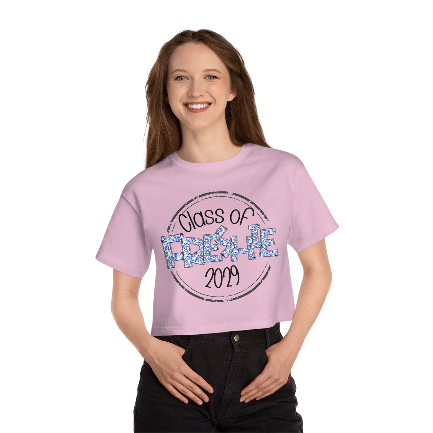 Freshie Class of 2019 Women's Cropped T-Shirt, Graduation Gift, Summer Fashion, Casual Tee, Trendy Crop Top