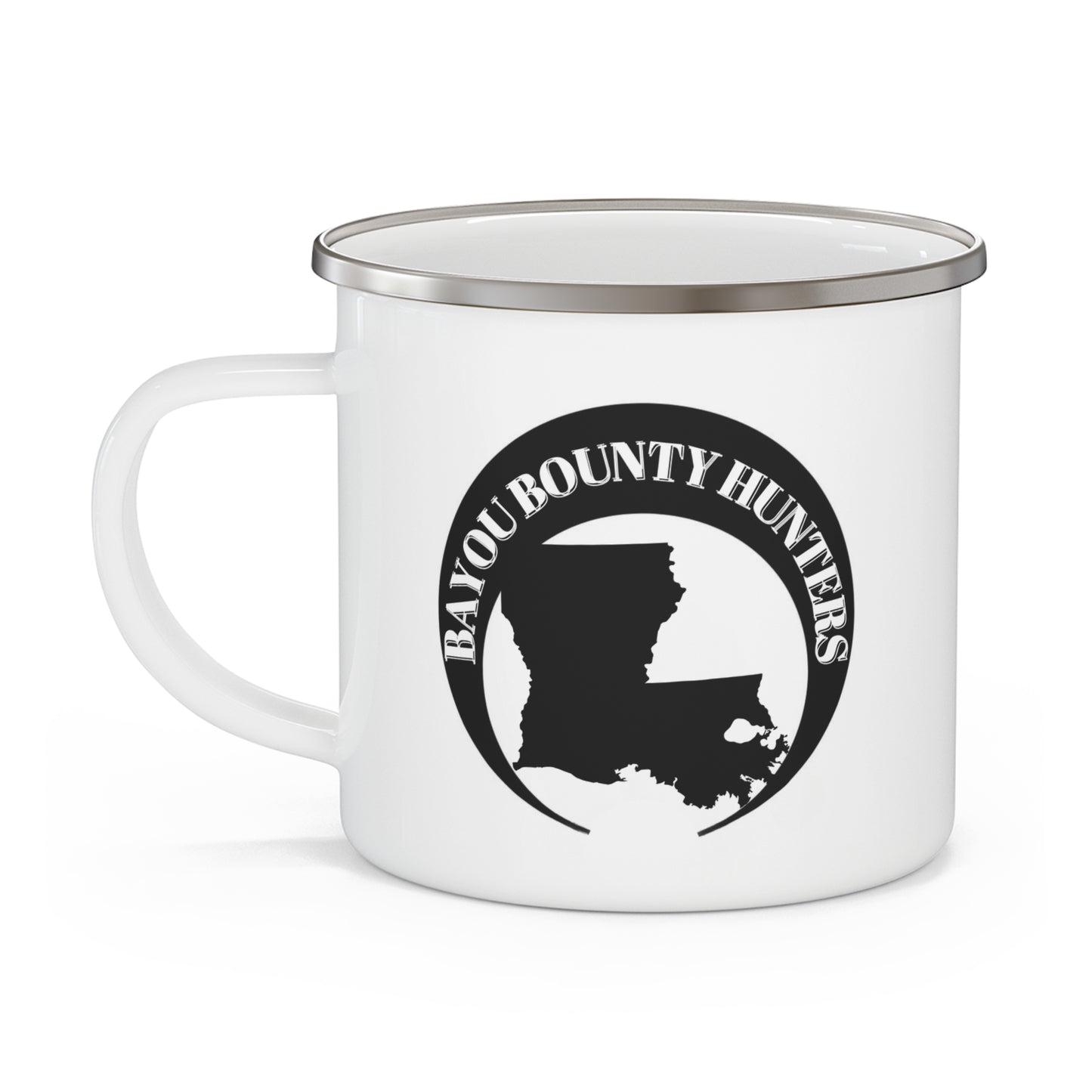 Bayou Bounty Hunters, Camping Mug, Coffee, Hiking Coffee Cup, Campfire Mug, Travel Mug, Rustic Camping Supply