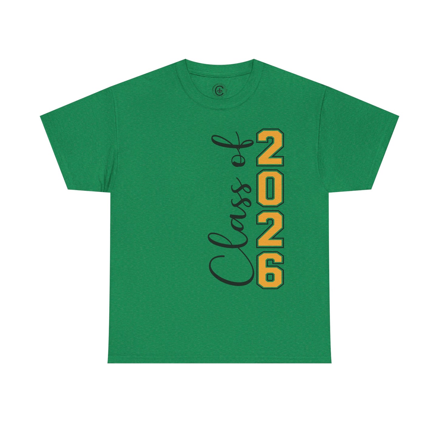 Class of 2026 Unisex Heavy Cotton Tee, Graduation Gift, School Spirit Shirt, Senior Tee, Casual Wear