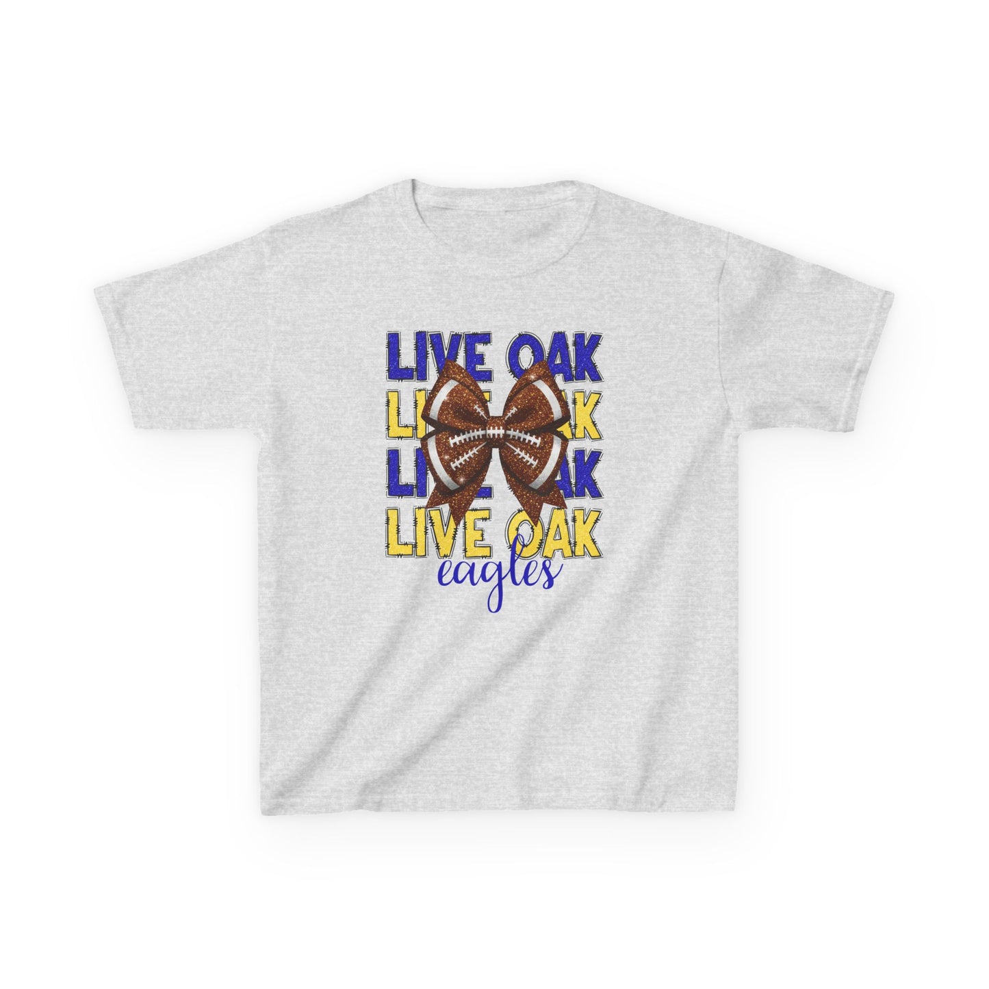 Live Oak Eagles Football Tee for Kids, Youth Sports Shirt, Fun Game Day Outfit, Birthday Gift, Team Spirit Apparel, Family Sportswear