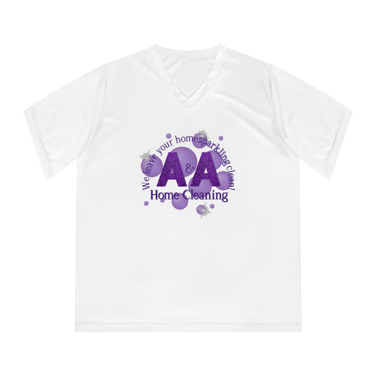 A&A, Purple Logo on a 3rd V neck, Team365