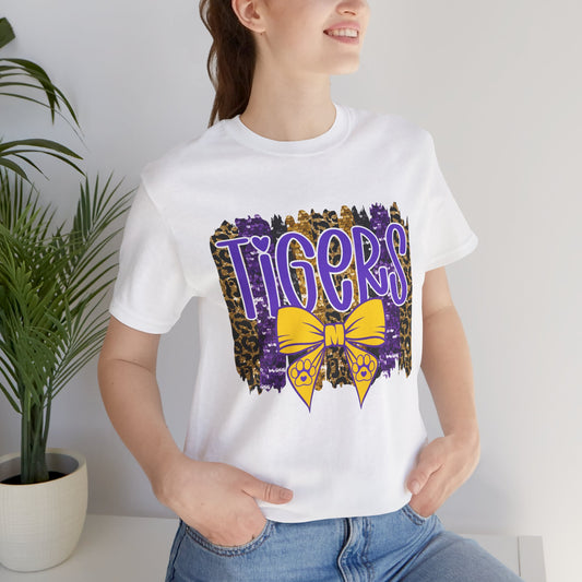 Tigers T-Shirt, Unisex Graphic Tee, Tiger Stripes, Game Day, LSU