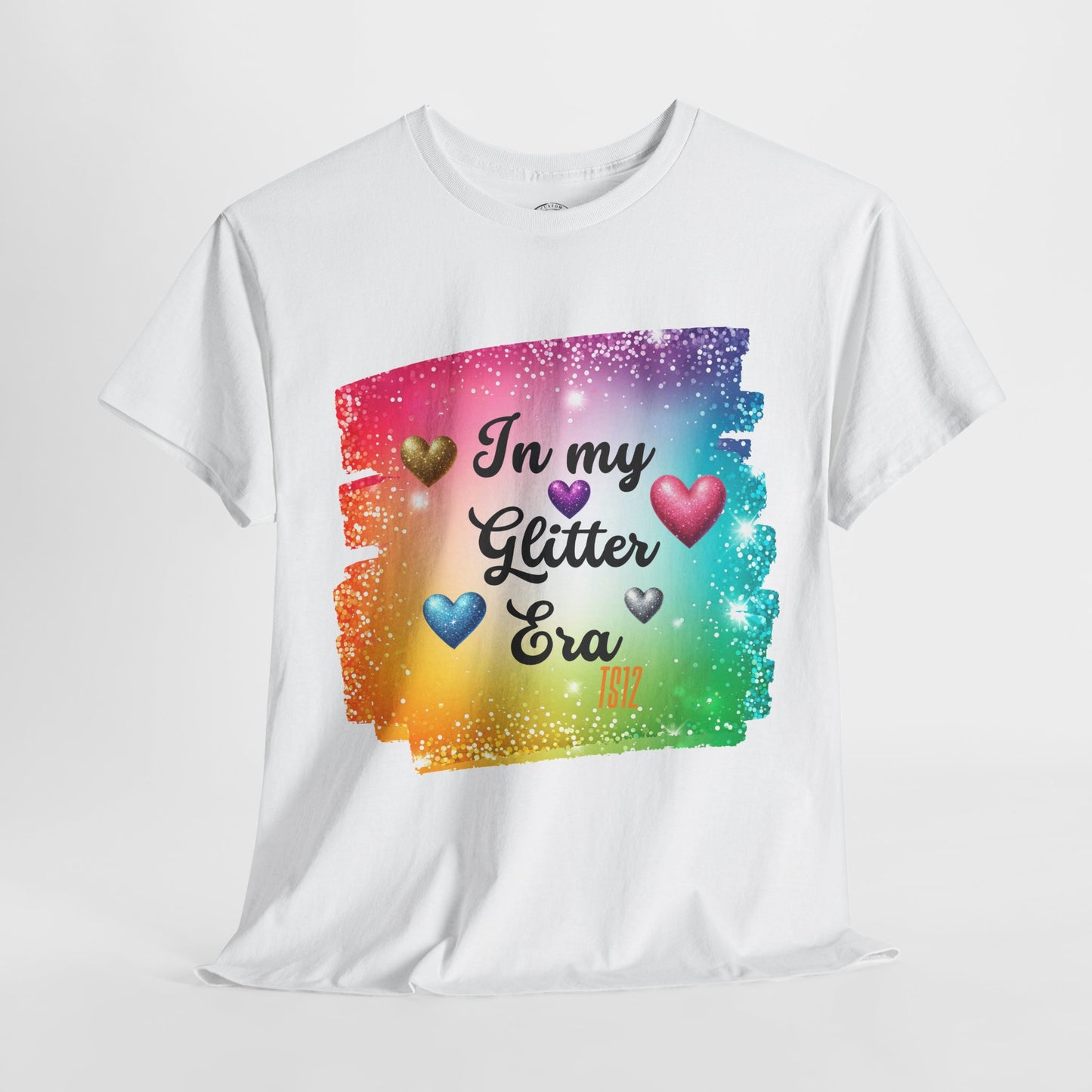 In My Glitter Era Tee - Unisex Heavy Cotton T-Shirt, Perfect for Celebrations, Pride Events, Birthday Gifts, Casual Wear, Colorful Fashion