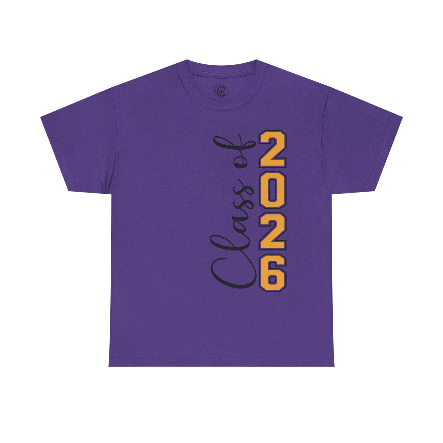 Class of 2026 Unisex Heavy Cotton Tee, Graduation Gift, School Spirit Shirt, Senior Tee, Casual Wear