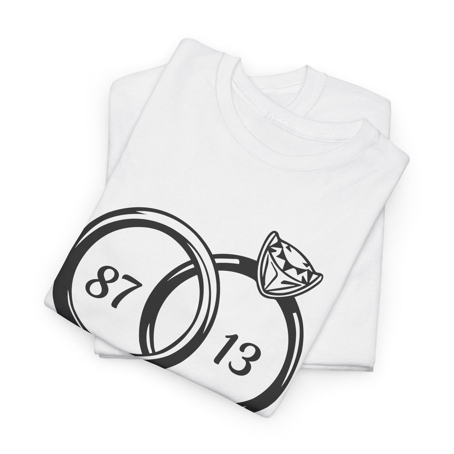 Wedding of the Century, 87 & 13, It's a Love Story Unisex Heavy Cotton Tee,