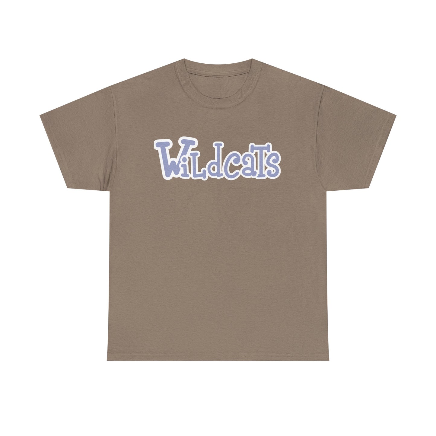 Blue Wildcats Unisex Tee, Cute Cotton Shirt, School Spirit Apparel