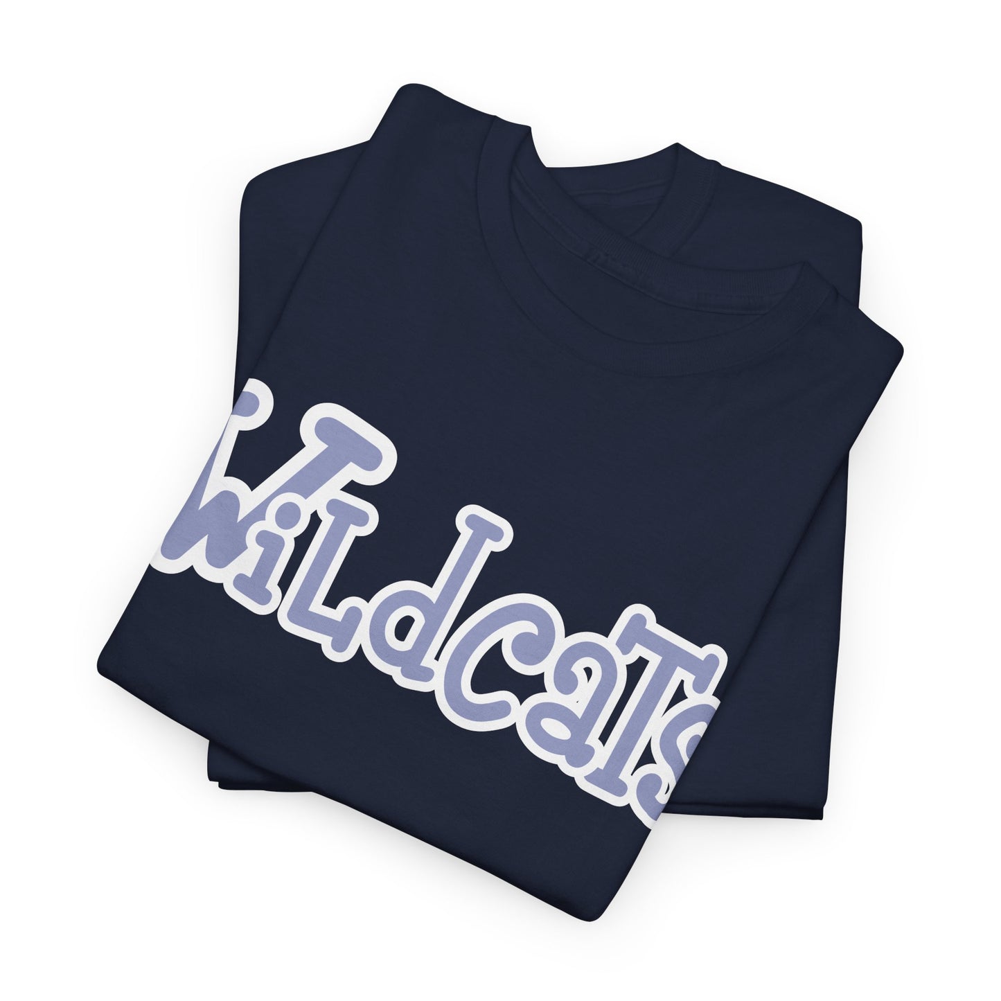 Blue Wildcats Unisex Tee, Cute Cotton Shirt, School Spirit Apparel