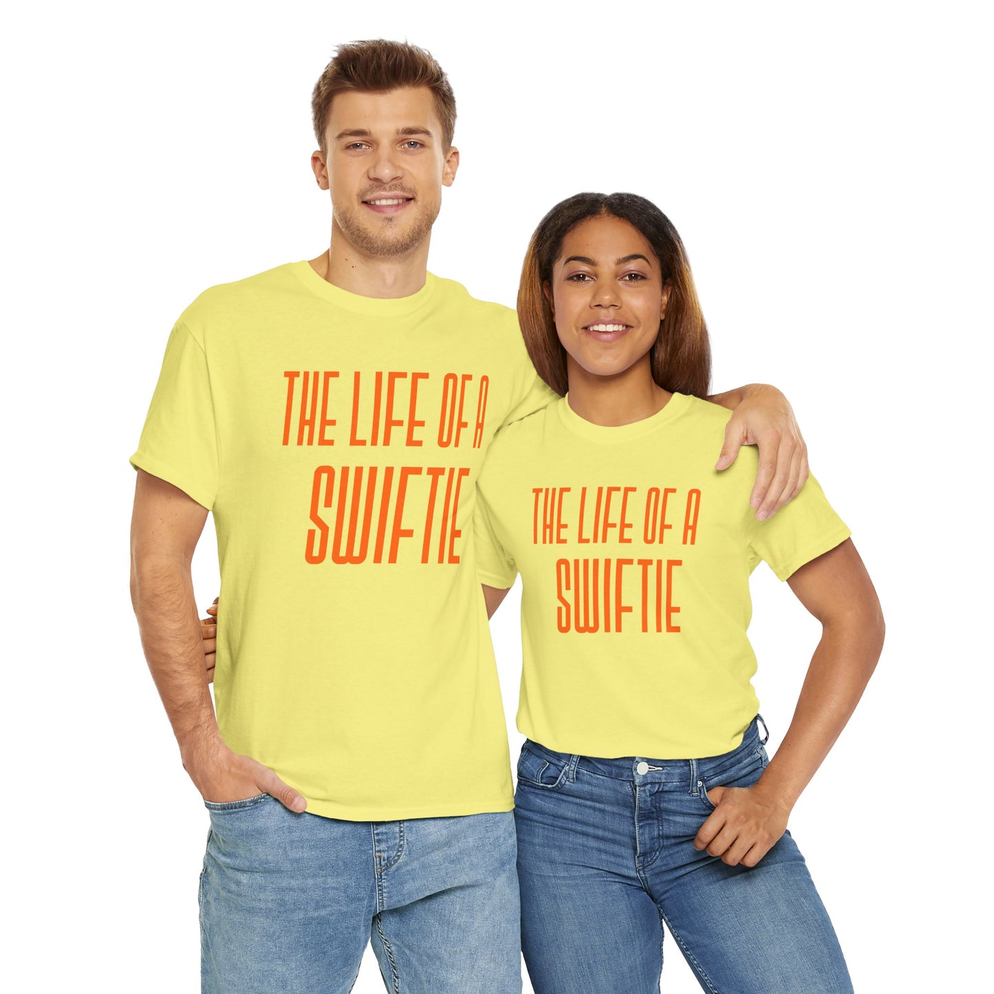 The life of a Swiftie Unisex Heavy Cotton T-Shirt Music Lover Shirt, TS12 12 Swiftie