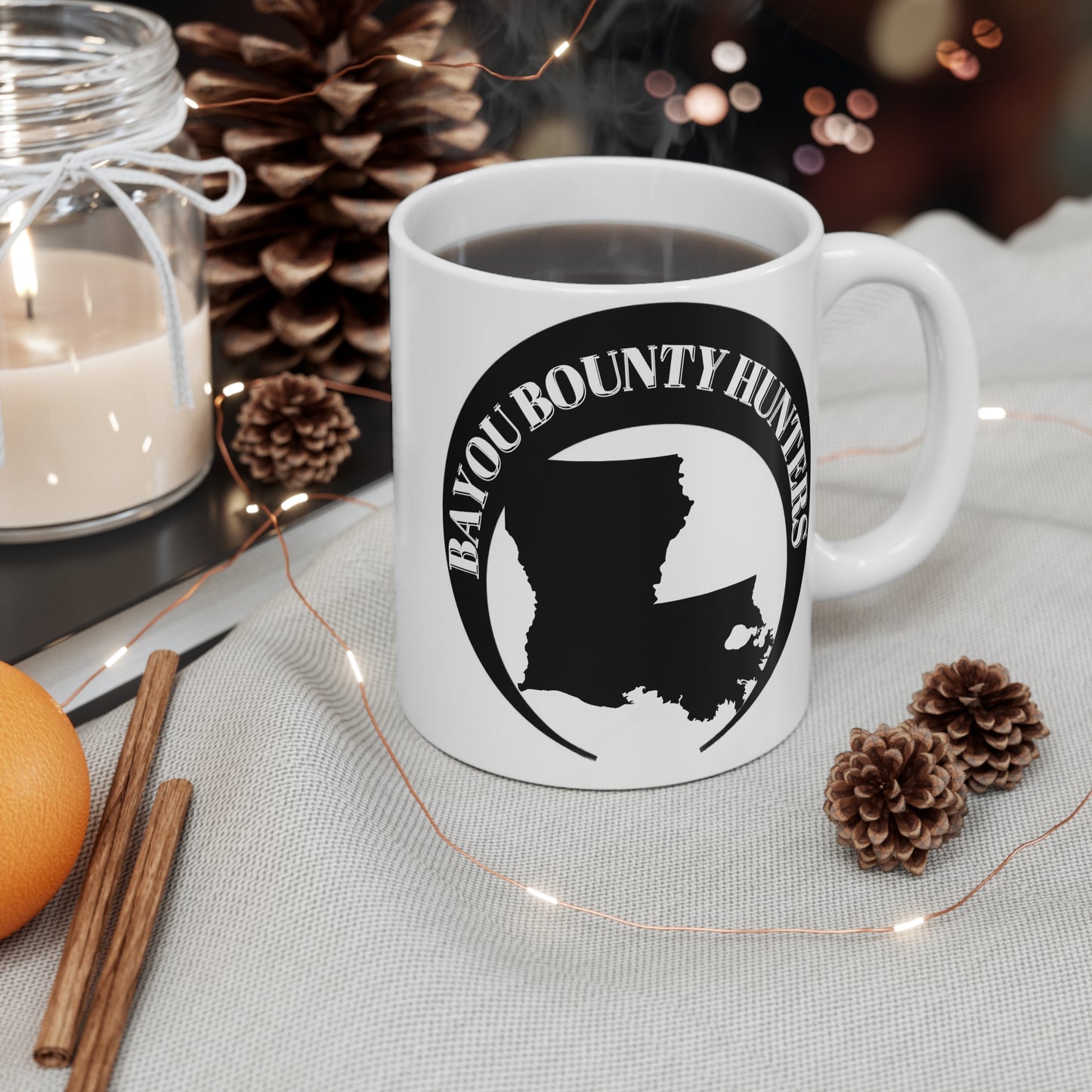 Bayou Bounty Hunters Mug, Custom Coffee Cup, Gift for Cowboy Action Shooting Club members