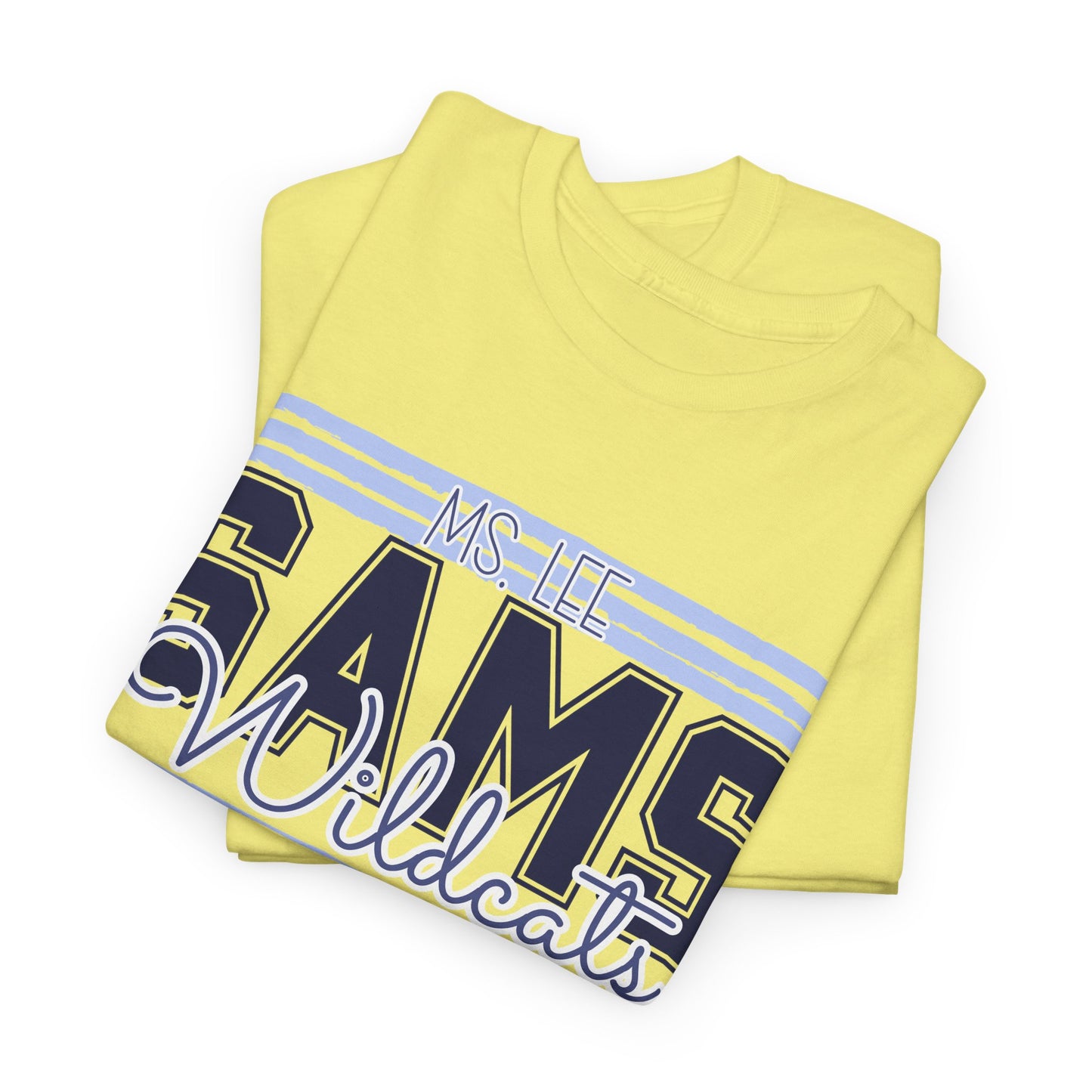 Personalized, SAMS Wildcats, St Amant Middle School, Team Spirit, Unisex Tshirt, Add your name