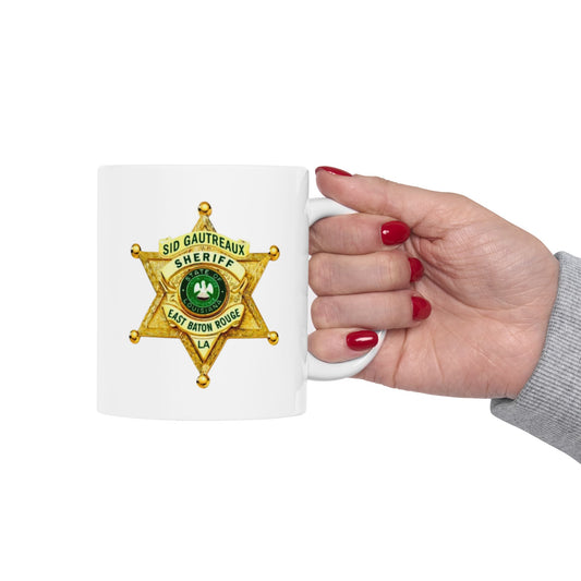 EBRSO, Badge, Sheriff Star Ceramic Mug, Perfect Gift for Police Officers, Law Enforcement Fans, Birthday, Holiday