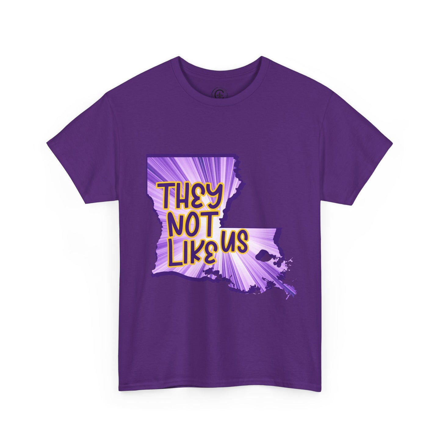 Louisiana Pride Unisex Heavy Cotton Tee | They Not Like Us, Southern Statement Shirt, Gift for Locals, Casual Wear, Streetwear