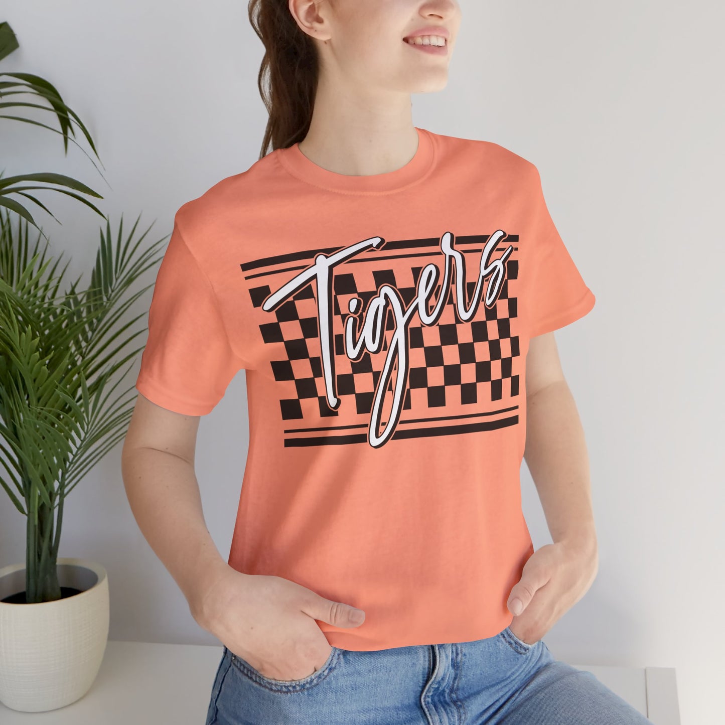 Vintage Tigers Graphic Tee, Perfect for Game Day, Casual Wear, T-Shirt Gift, Unisex Jersey Shirt, Animal Lovers Apparel
