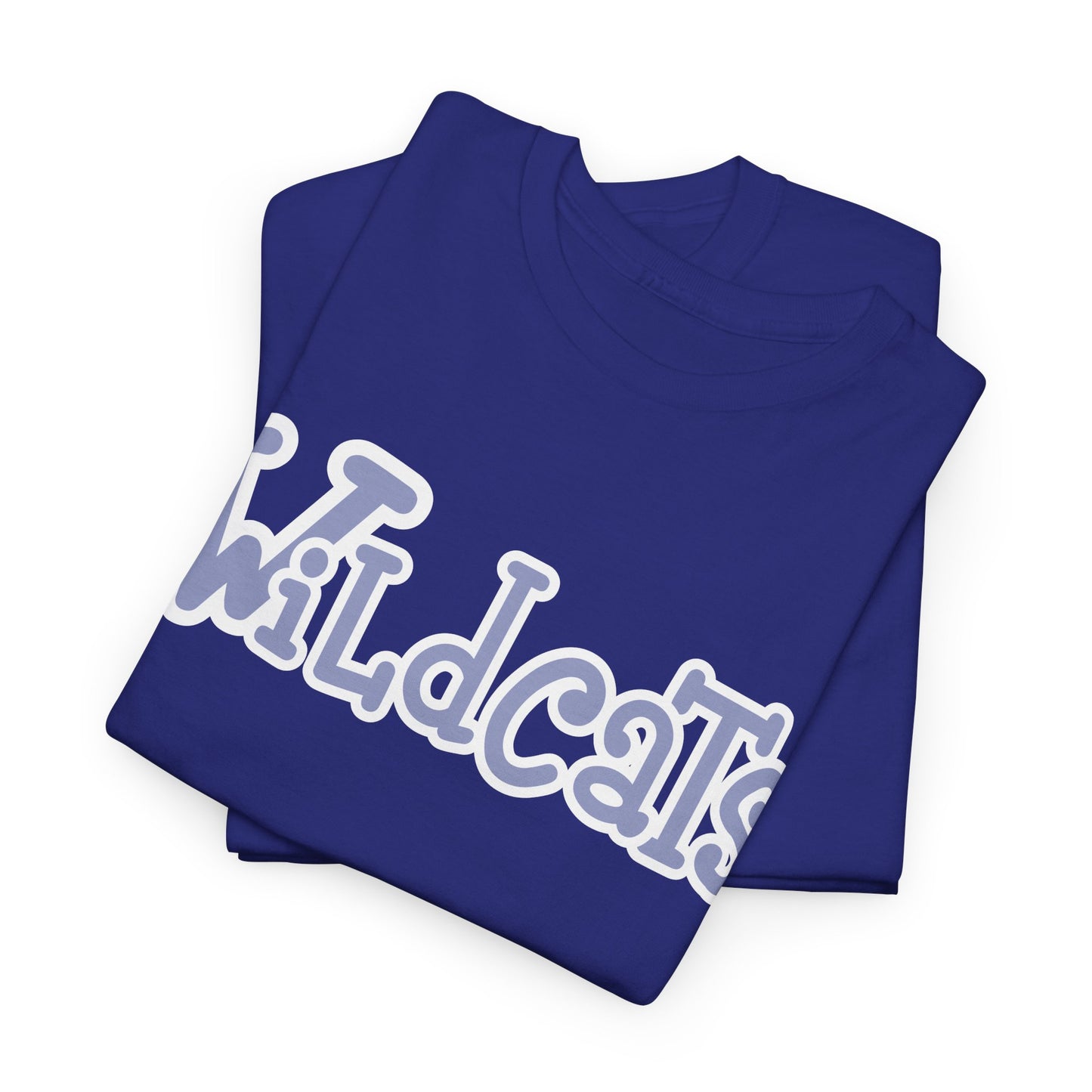 Blue Wildcats Unisex Tee, Cute Cotton Shirt, School Spirit Apparel