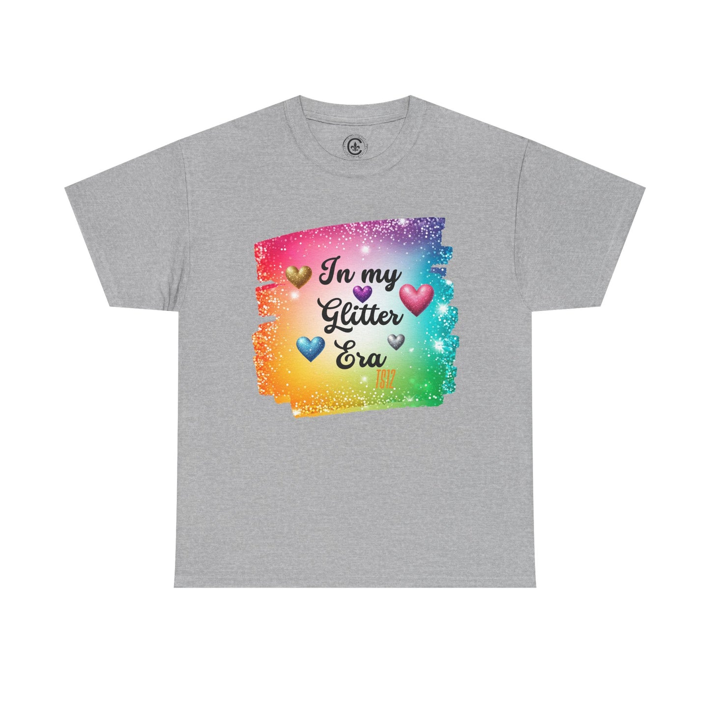 In My Glitter Era Tee - Unisex Heavy Cotton T-Shirt, Perfect for Celebrations, Pride Events, Birthday Gifts, Casual Wear, Colorful Fashion