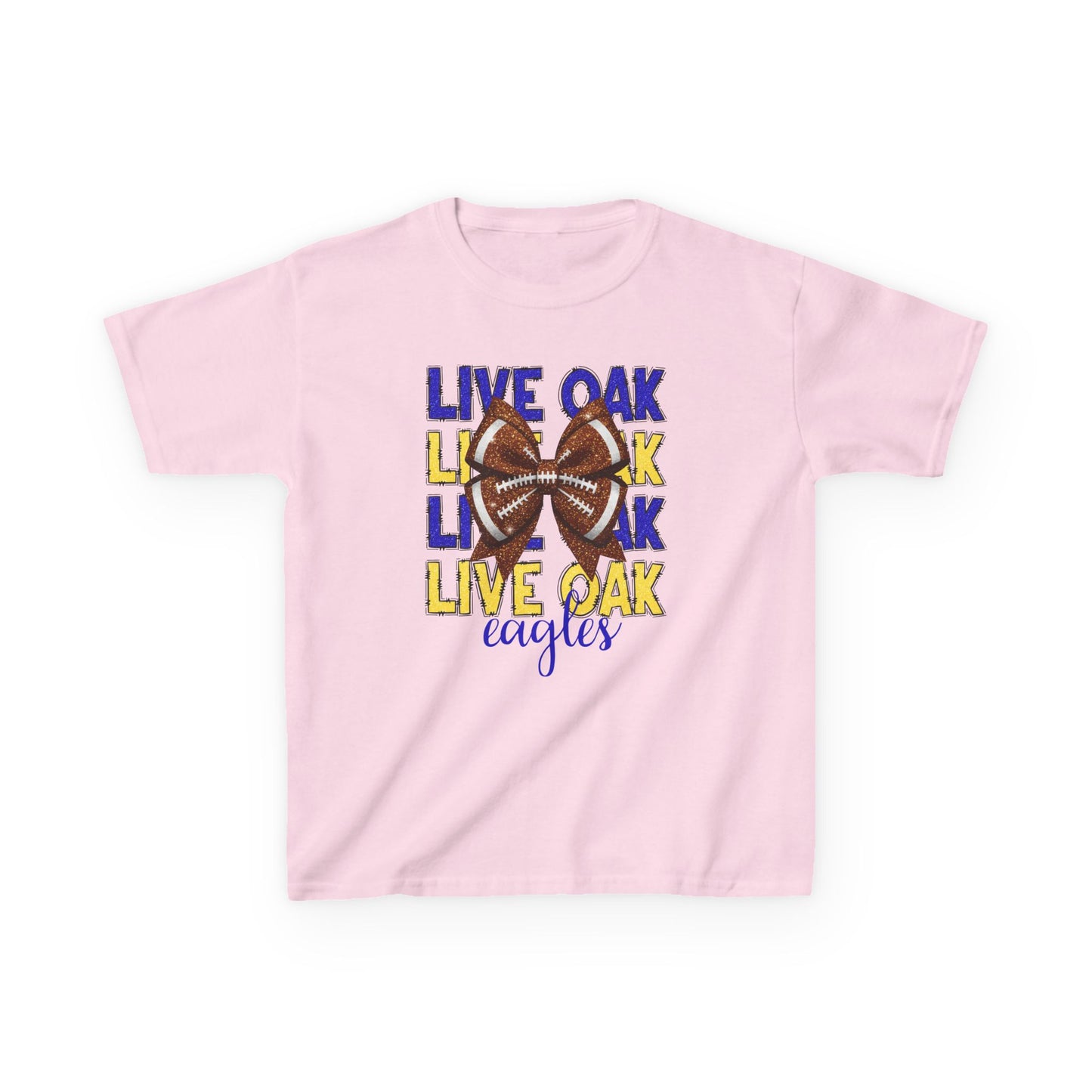 Live Oak Eagles Football Tee for Kids, Youth Sports Shirt, Fun Game Day Outfit, Birthday Gift, Team Spirit Apparel, Family Sportswear