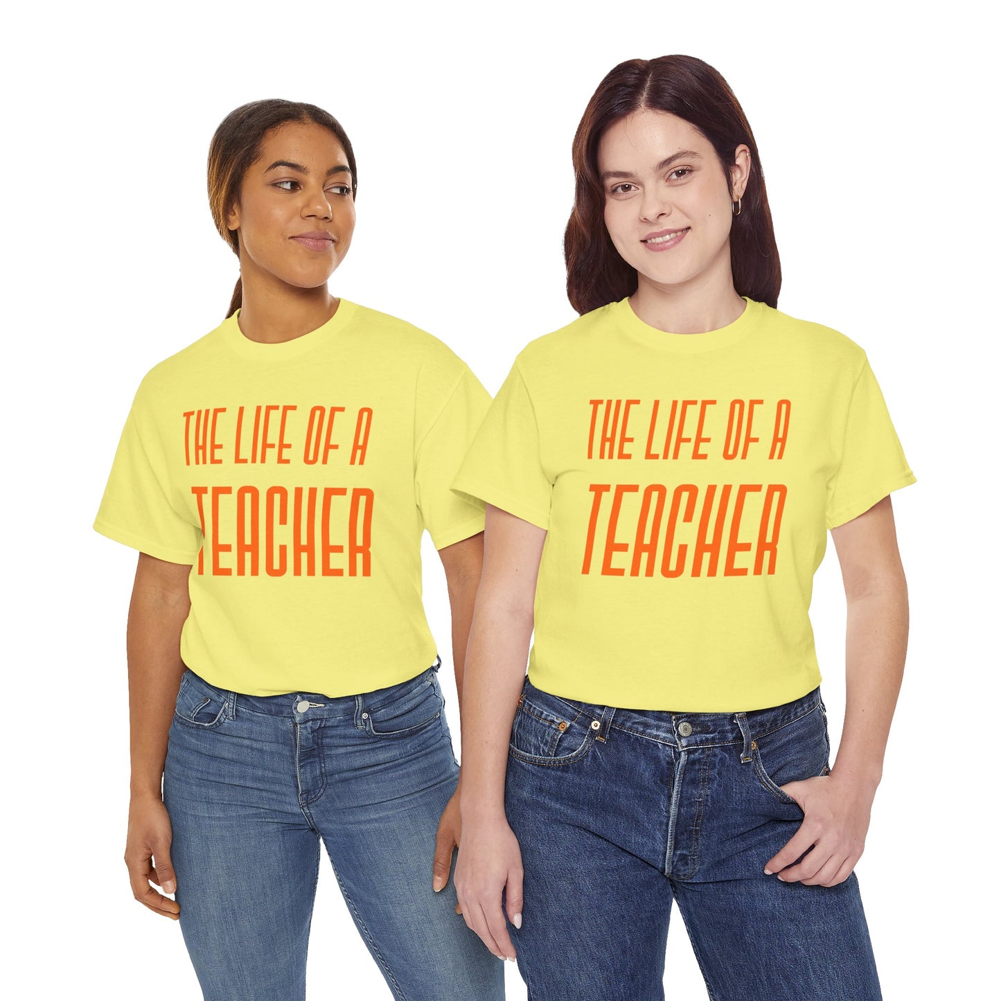 The life of a Teacher Tee - Unisex Heavy Cotton T-Shirt, Music Teacher Gift, Music Lover Shirt, TS12 12 Swiftie