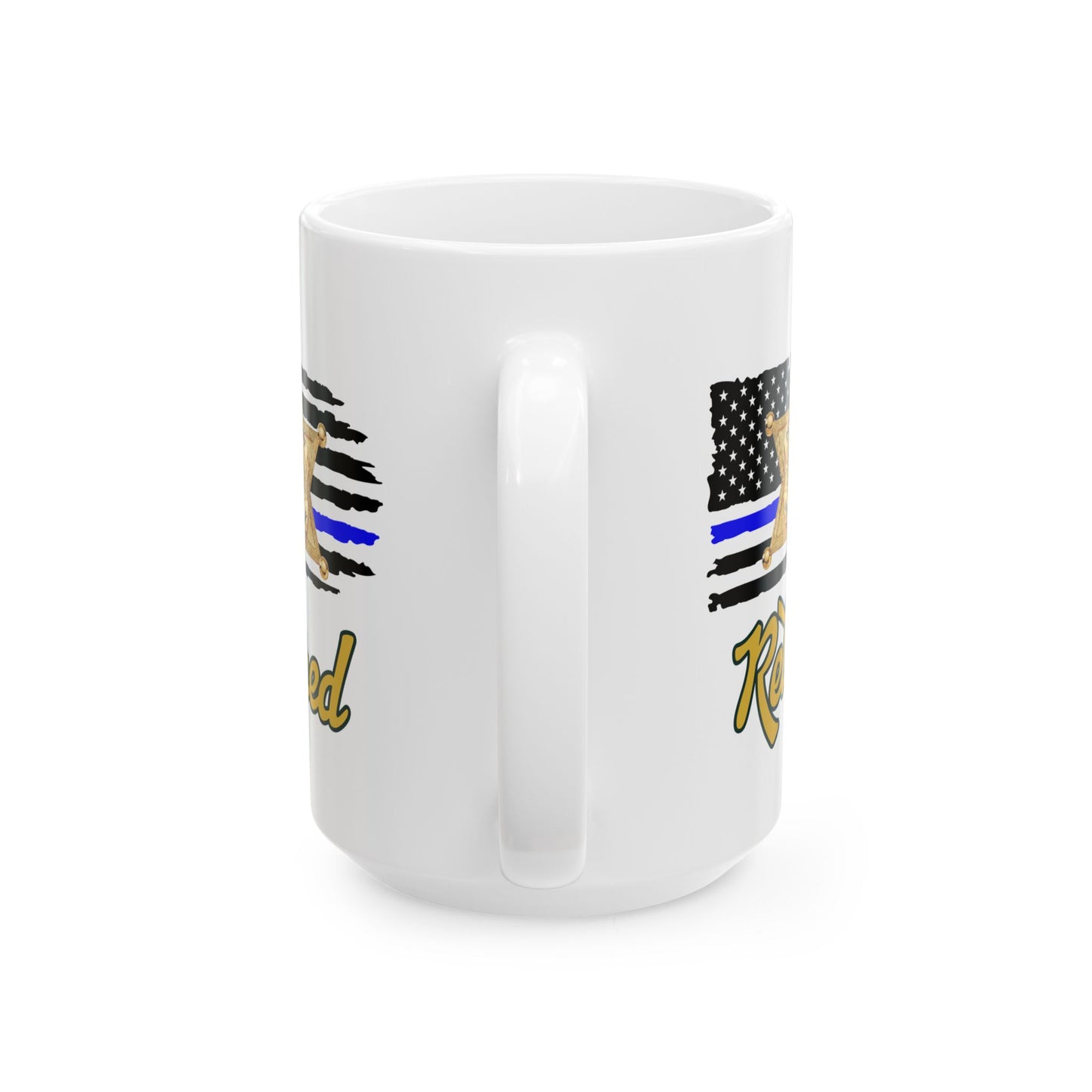 EBRSO DEPUTY Badge, Retired Deputy, Custom Ceramic Mug, Sheriff Office Coffee Cup, Law Enforcement Gifts, Personalized Mug for Deputies, Unique Gift for Holidays