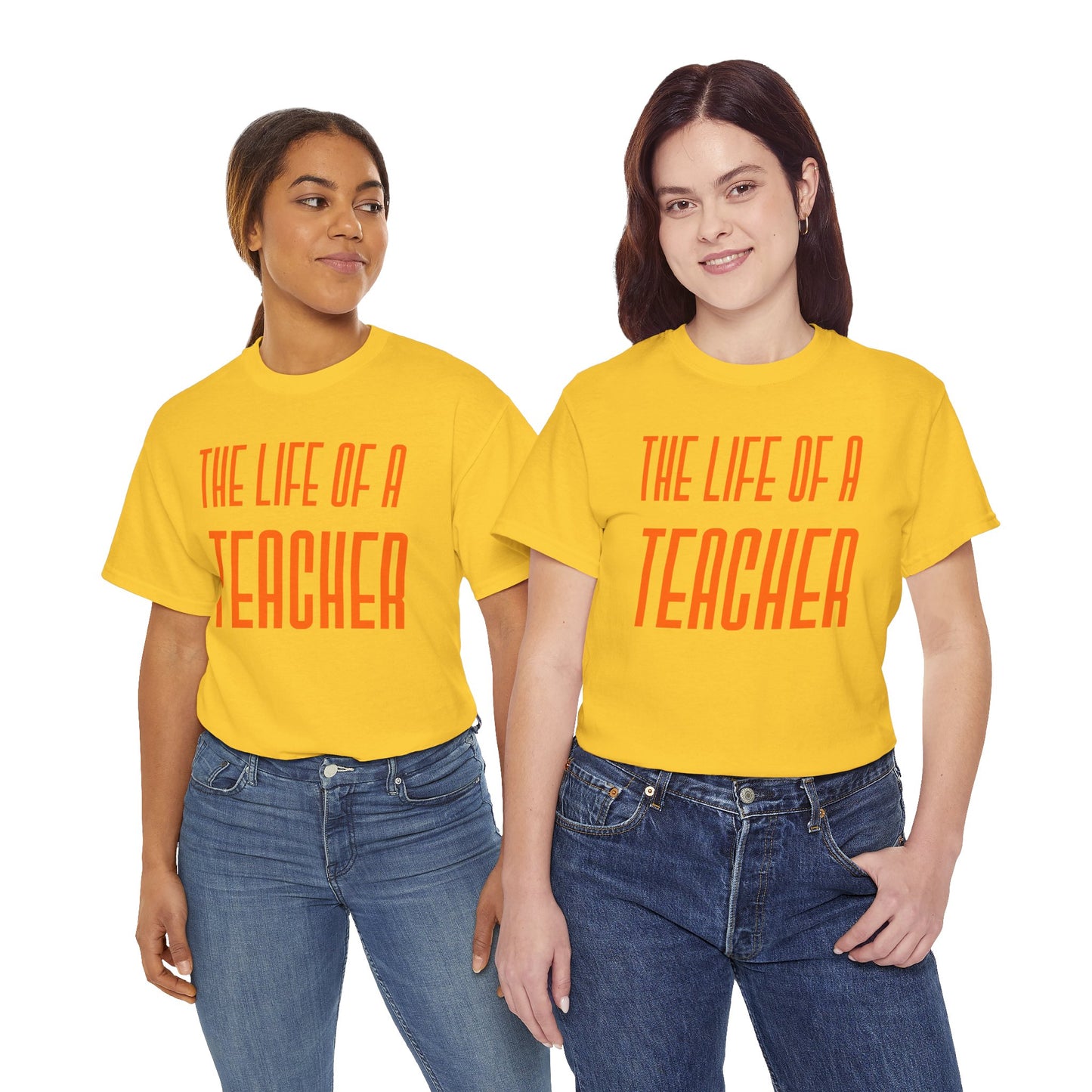 The life of a Teacher Tee - Unisex Heavy Cotton T-Shirt, Music Teacher Gift, Music Lover Shirt, TS12 12 Swiftie