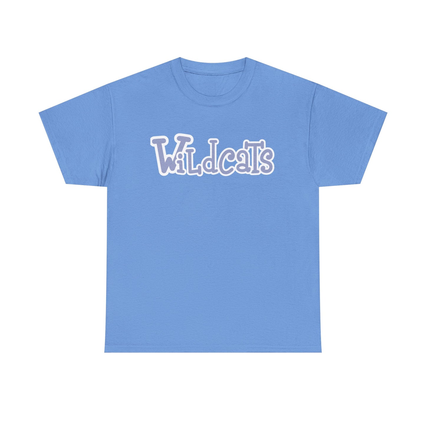 Blue Wildcats Unisex Tee, Cute Cotton Shirt, School Spirit Apparel