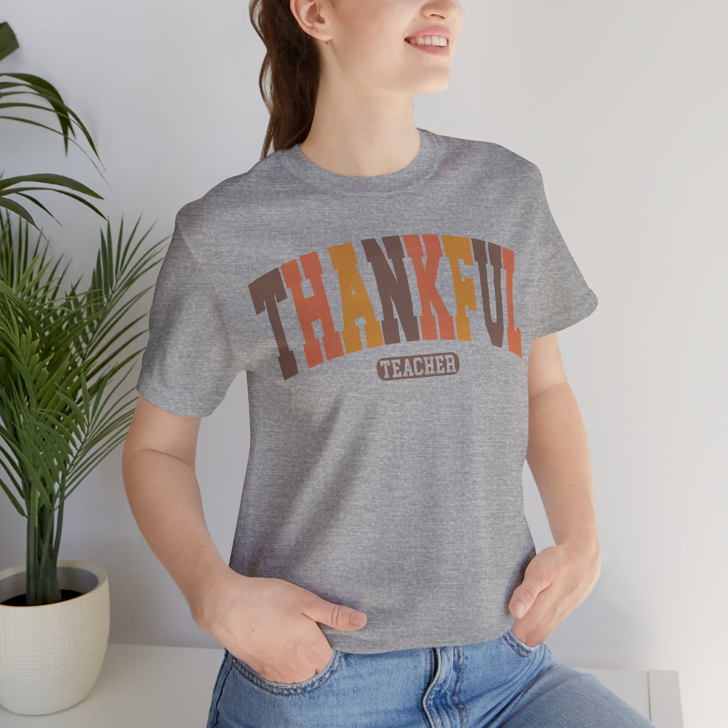 Thankful Teacher Tee, Unisex, Thanksgiving