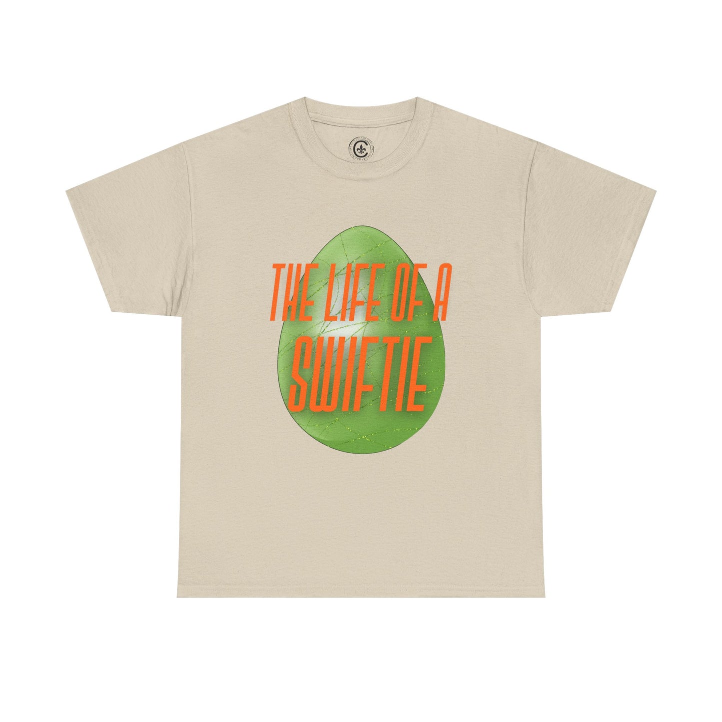 The life of a Swiftie with a green glitter easter egg - Unisex Heavy Cotton T-Shirt Music Lover Shirt, TS12 12 Swiftie