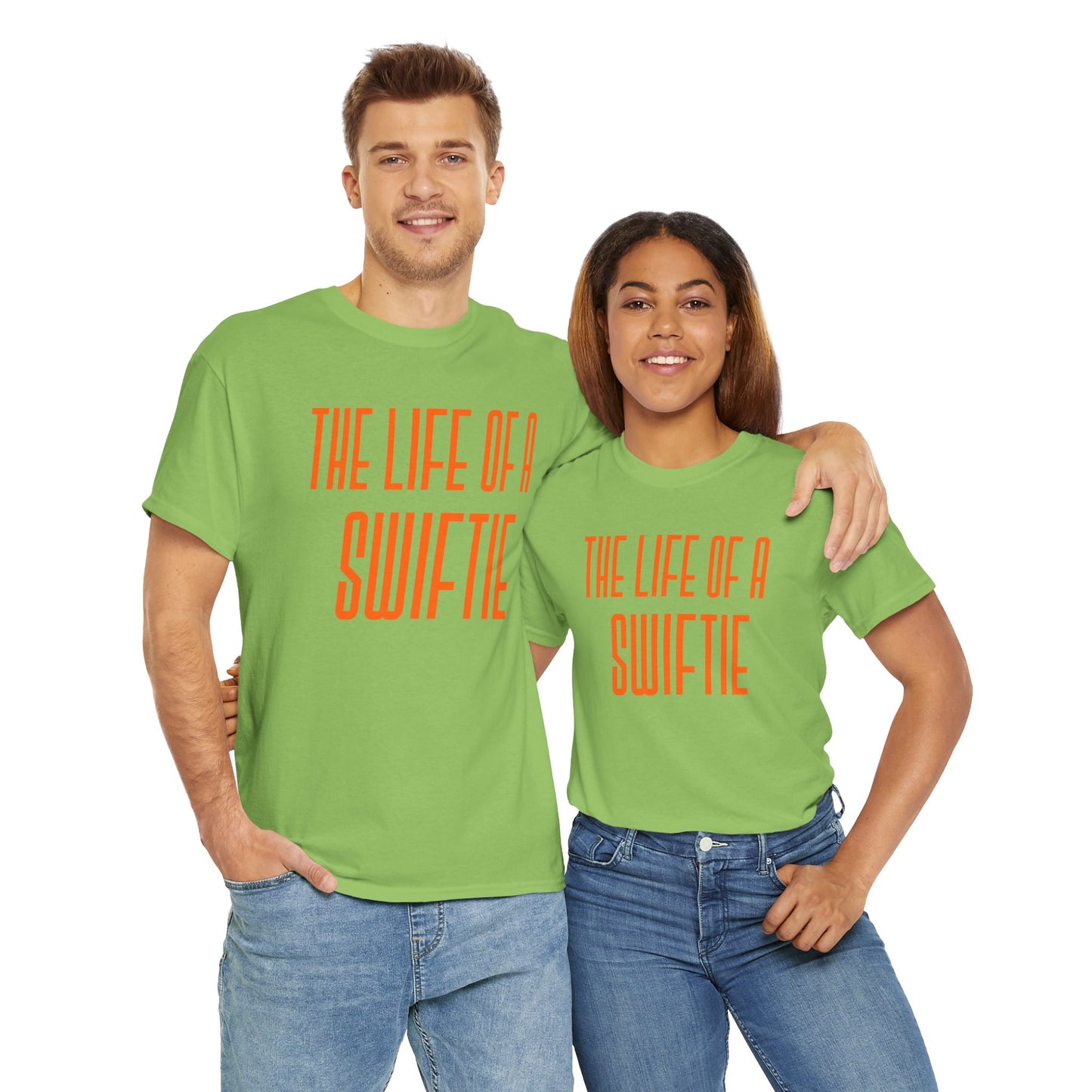 The life of a Swiftie Unisex Heavy Cotton T-Shirt Music Lover Shirt, TS12 12 Swiftie