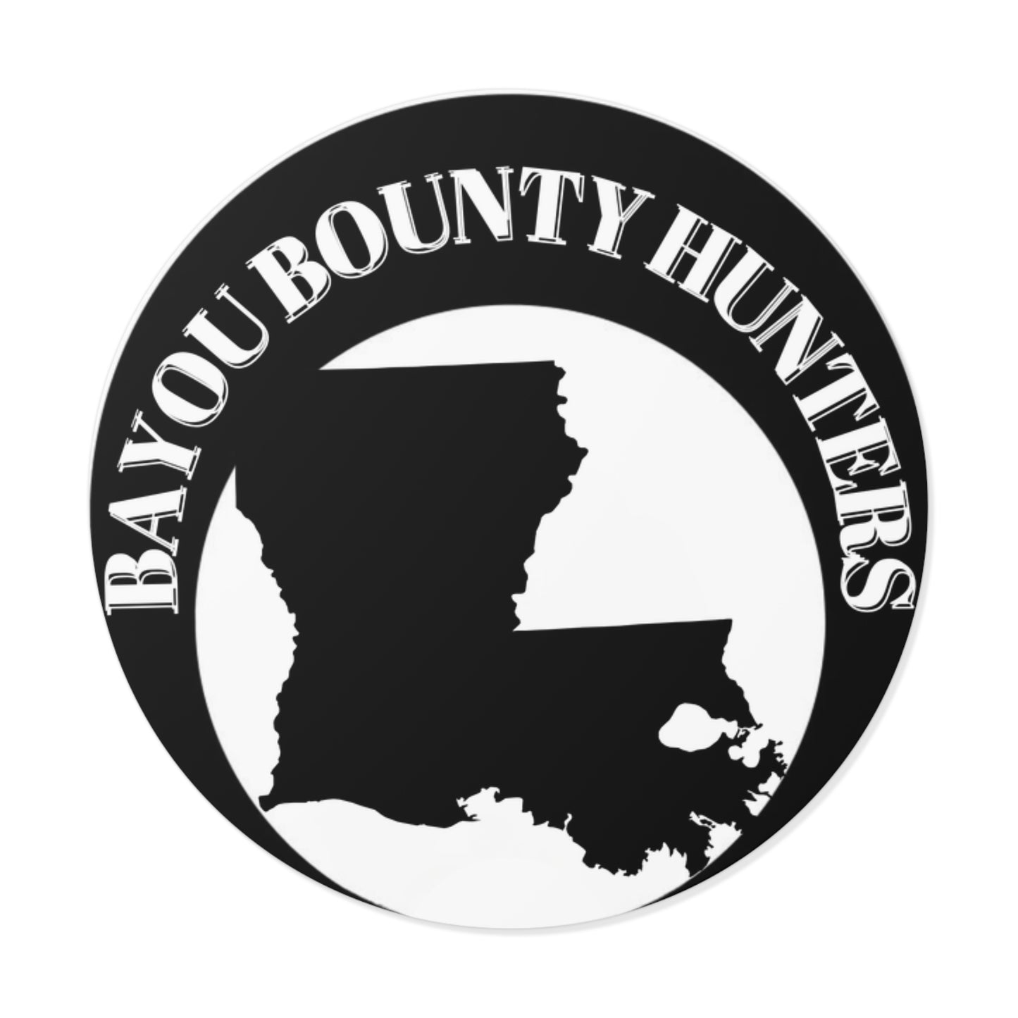 Louisiana Bayou Bounty Hunters Stickers, Waterproof Vinyl Decals, Outdoor Gear, Louisiana Souvenir, Hunting Decor, Unique Gifts