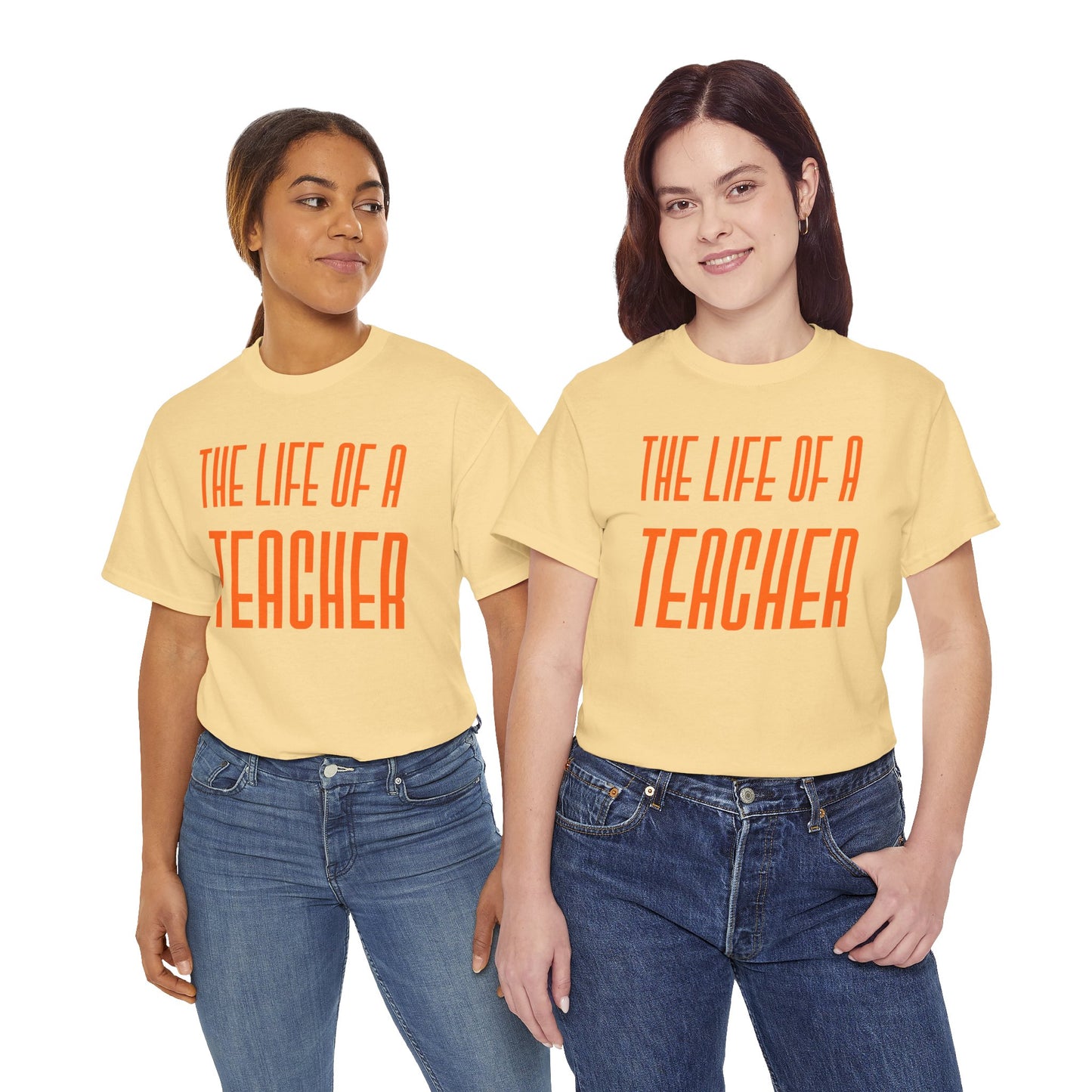 The life of a Teacher Tee - Unisex Heavy Cotton T-Shirt, Music Teacher Gift, Music Lover Shirt, TS12 12 Swiftie