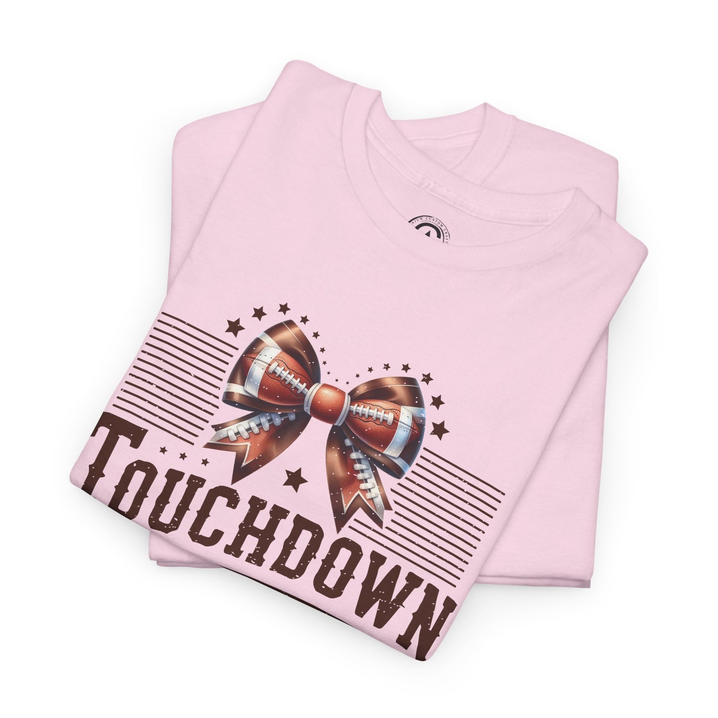 Touchdown Season Unisex Heavy Cotton Tee, Football Fan Shirt, Game Day Outfit, Sports Tee, Gift for Fans