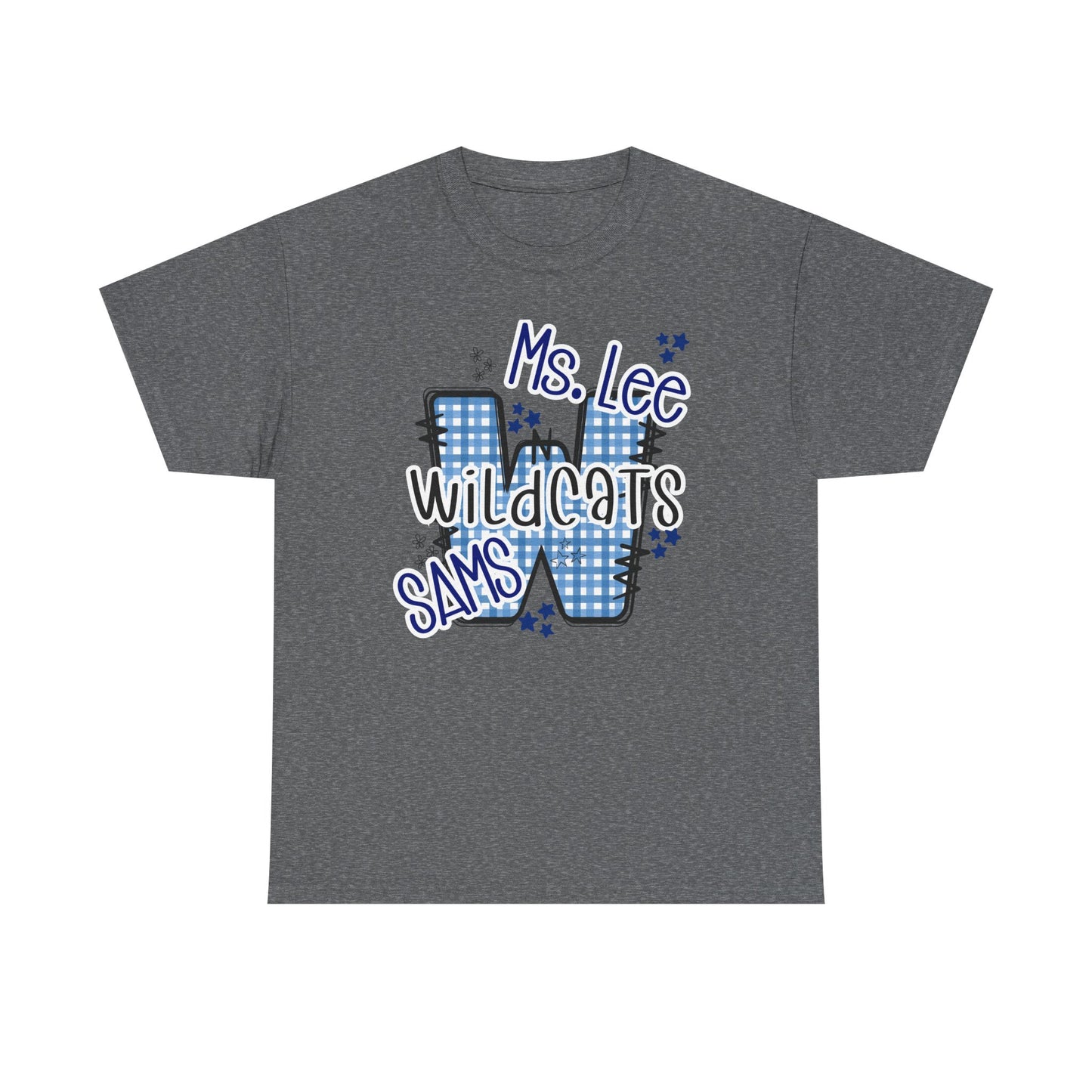 Personalized, SAMS Wildcats, Whimsical on a Unisex Tshirt, St Amant Middle School