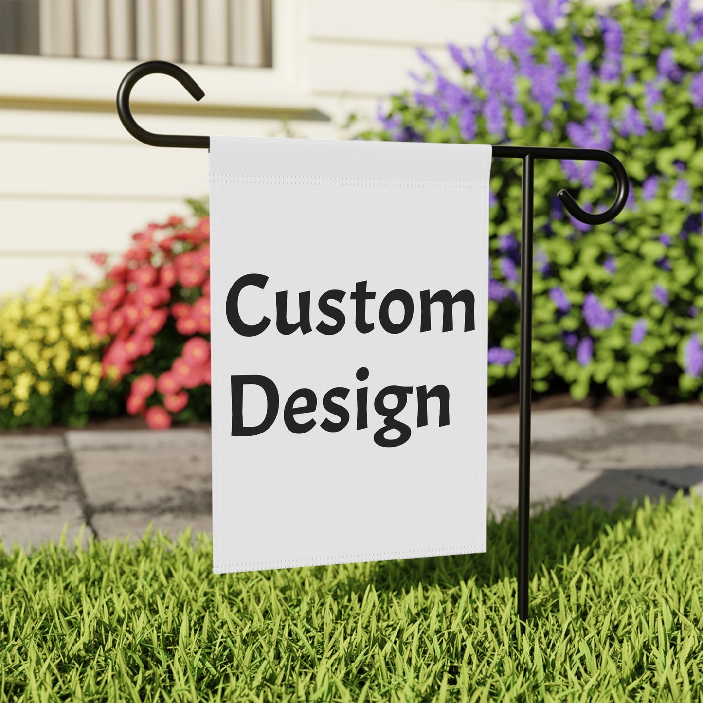 Personalized Yard Flags, 12x18, Burlap or Polyester