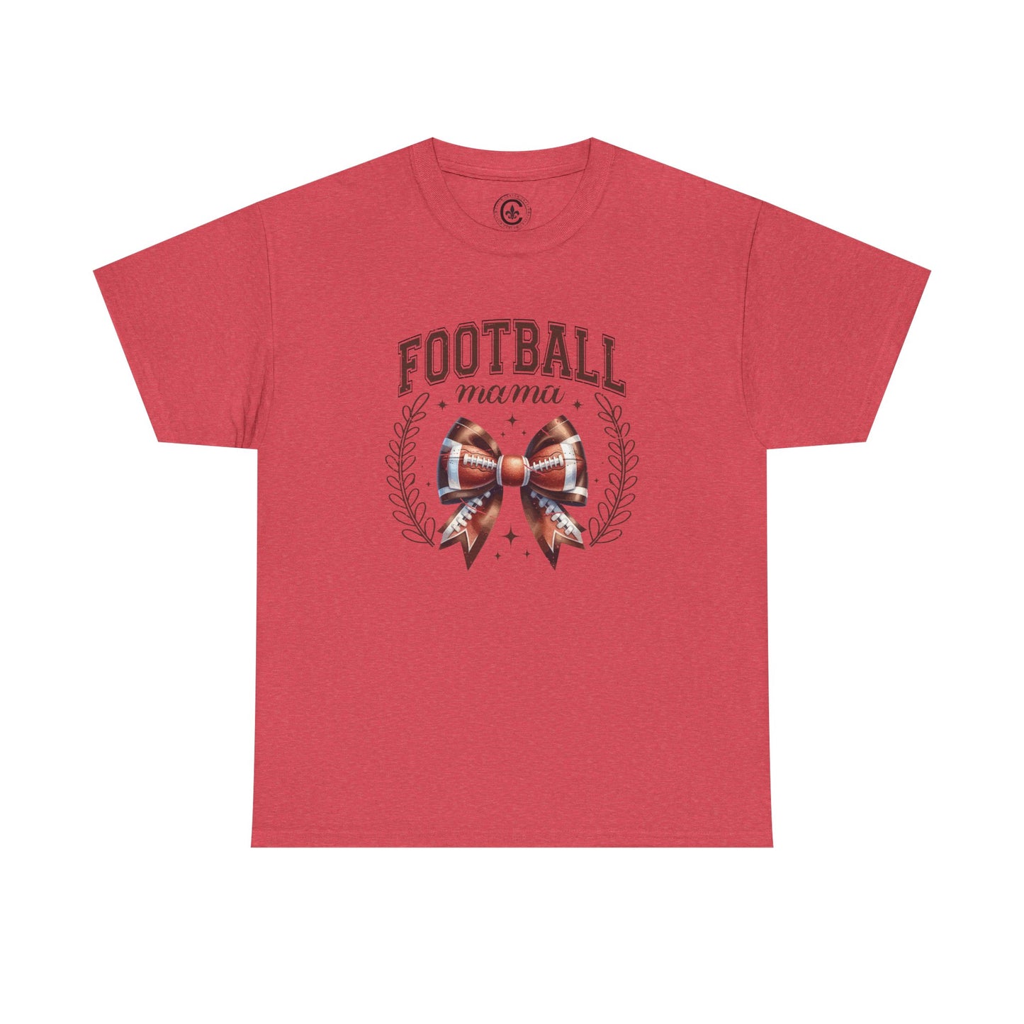 Football Mama Tee - Unisex Heavy Cotton T-Shirt, Sports Mom Gift, Game Day Apparel, Tailgate Outfit, Birthday Present