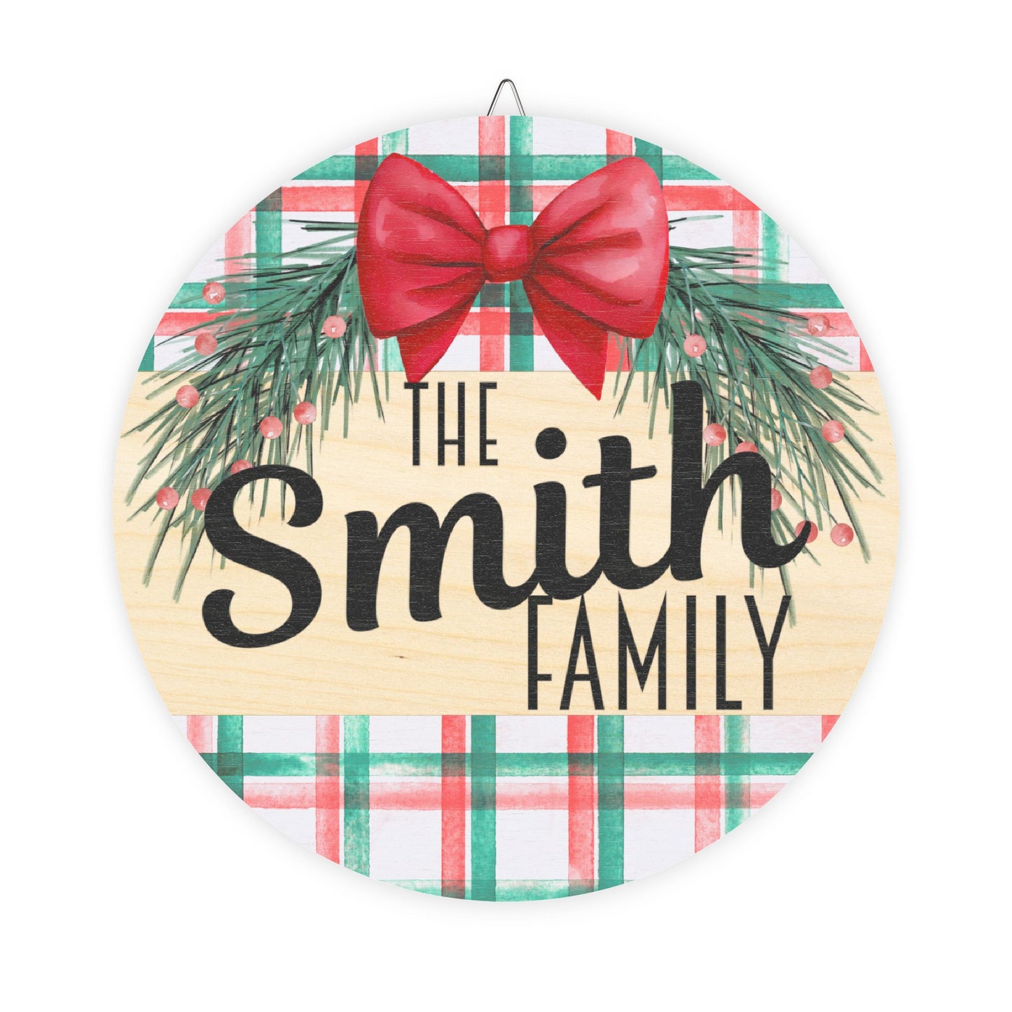 Personalized Family Name Door Wood Sign, Rustic Home Decor, Kitchen Wall Art, Housewarming Gift, Family Name Plaque