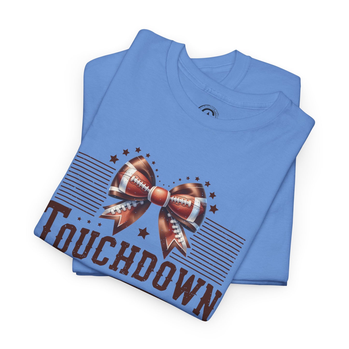 Touchdown Season Unisex Heavy Cotton Tee, Football Fan Shirt, Game Day Outfit, Sports Tee, Gift for Fans
