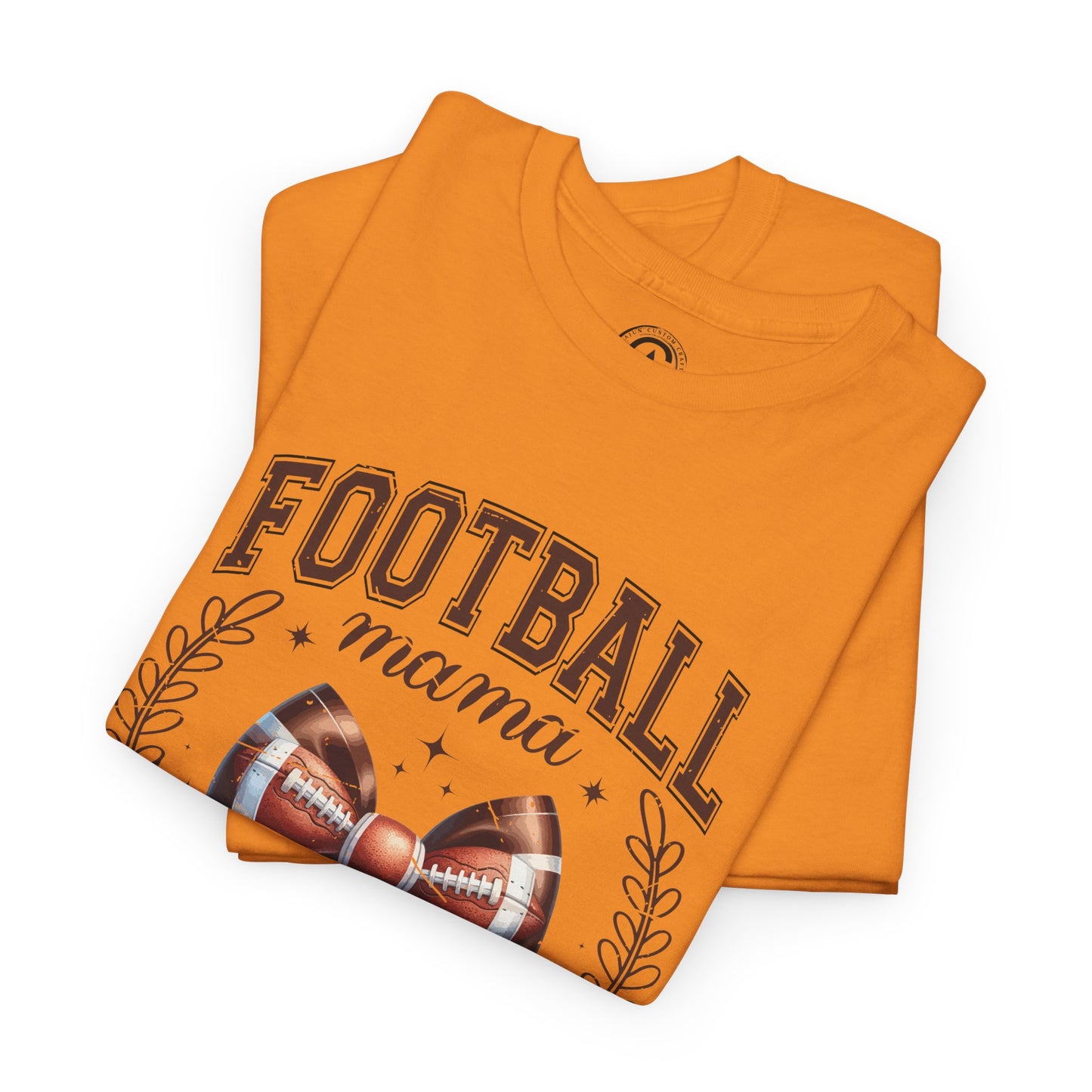 Football Mama Tee - Unisex Heavy Cotton T-Shirt, Sports Mom Gift, Game Day Apparel, Tailgate Outfit, Birthday Present