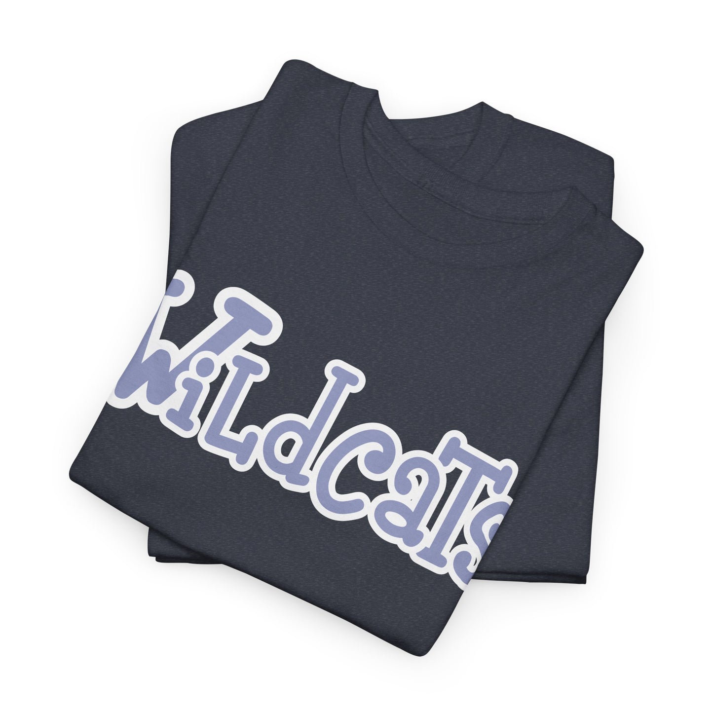 Blue Wildcats Unisex Tee, Cute Cotton Shirt, School Spirit Apparel