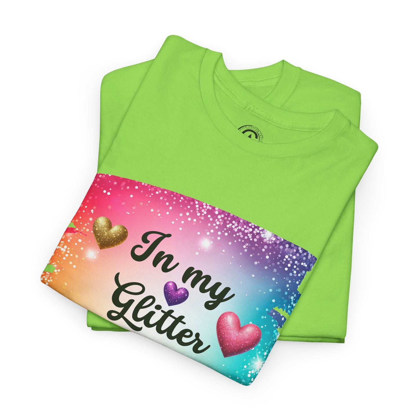 In My Glitter Era Tee - Unisex Heavy Cotton T-Shirt, Perfect for Celebrations, Pride Events, Birthday Gifts, Casual Wear, Colorful Fashion