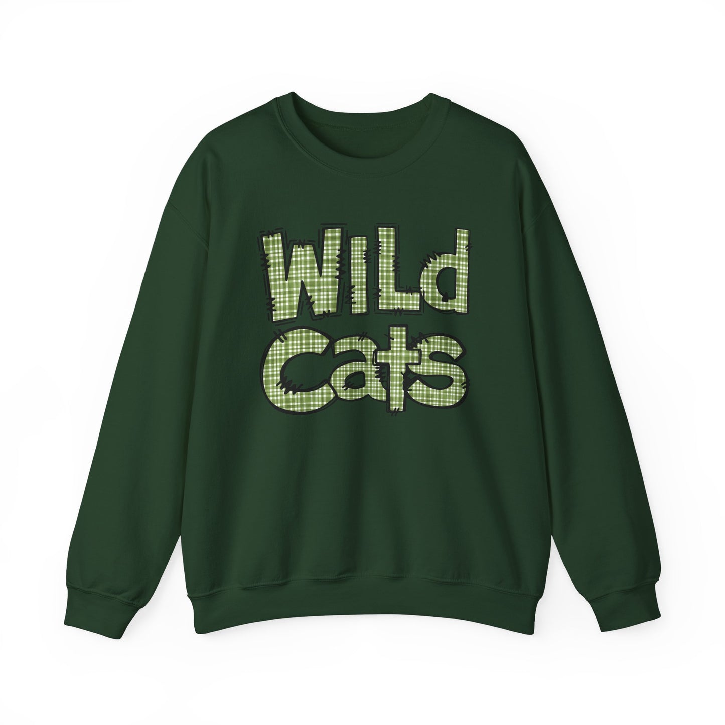 Wild Cats Crewneck Sweatshirt, Cozy Unisex Sweatshirt, Perfect Gift for Birthdays, Casual Wear, Wildcat Theme Apparel, Walker, La WHS, WJH