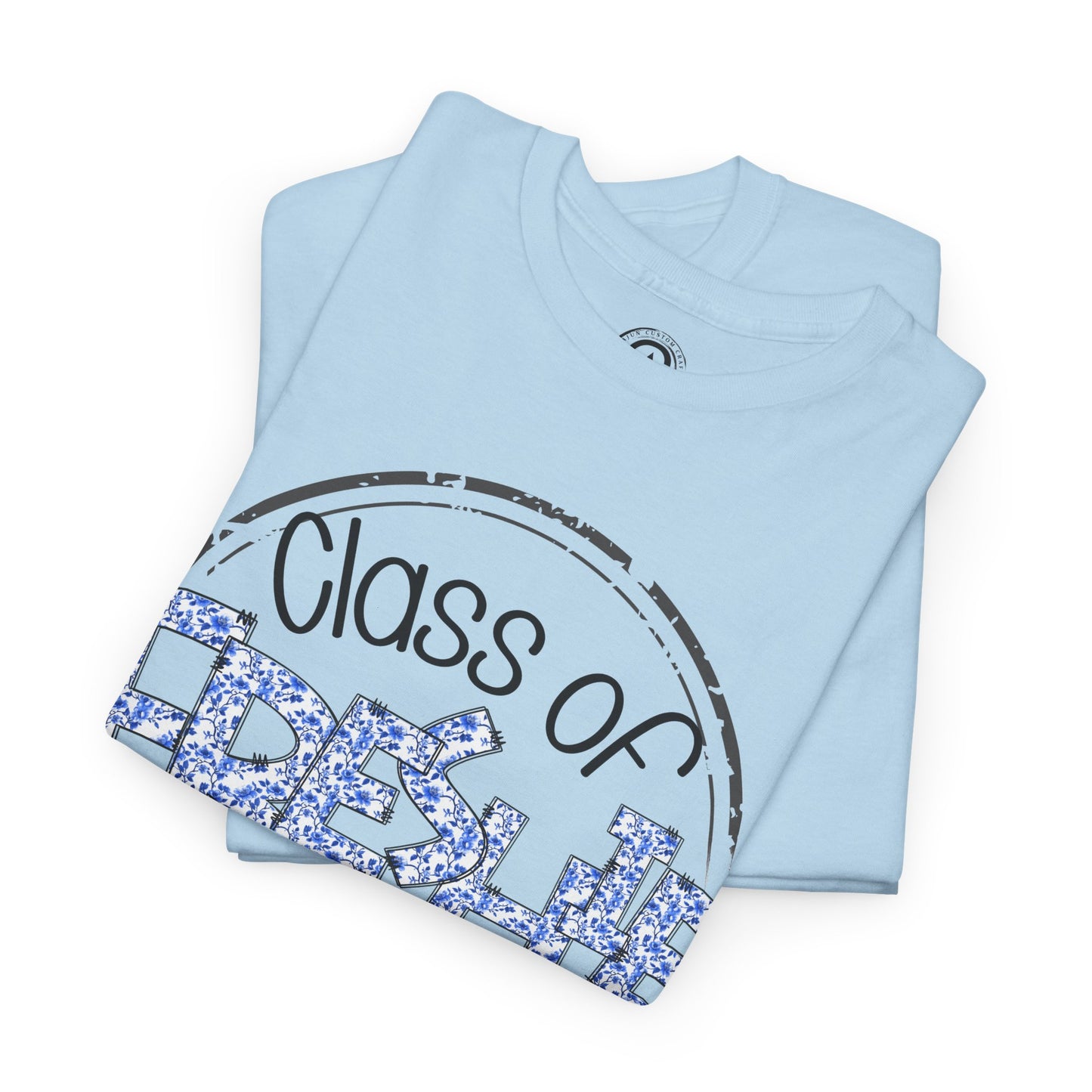 Freshie Class of 2029 Heavy Cotton Tee, Graduation Shirt, Unisex T-Shirt, School Spirit Wear, Freshman Celebration