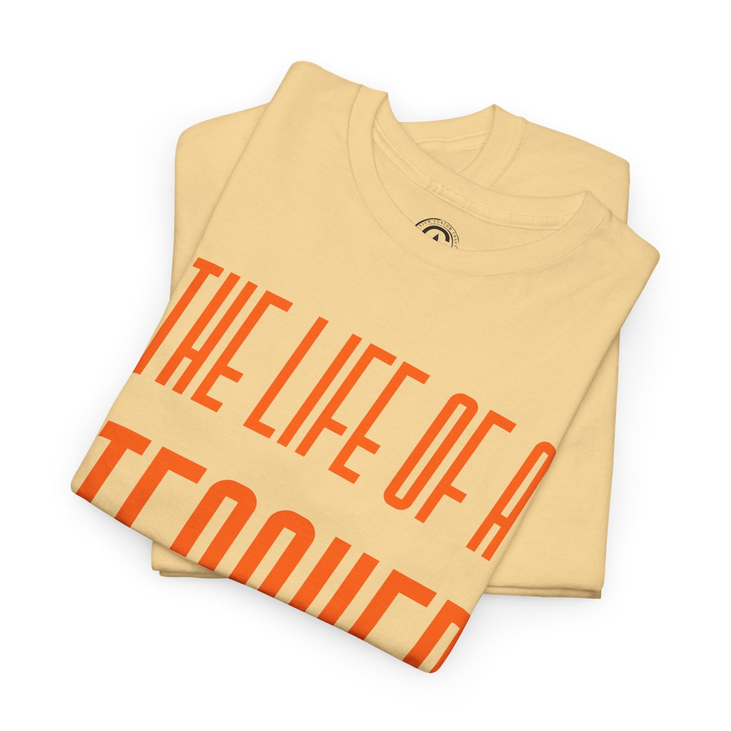 The life of a Teacher Tee - Unisex Heavy Cotton T-Shirt, Music Teacher Gift, Music Lover Shirt, TS12 12 Swiftie