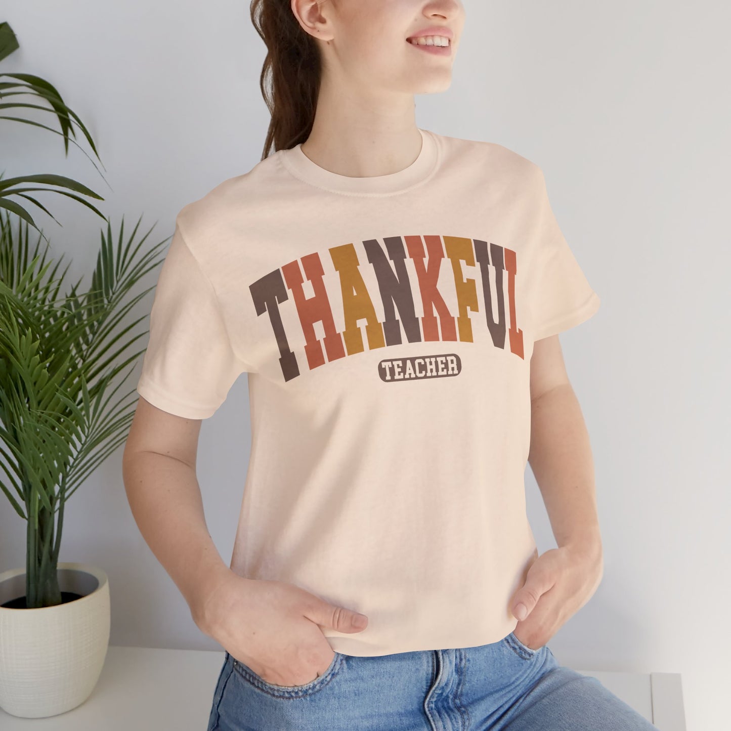 Thankful Teacher Tee, Unisex, Thanksgiving