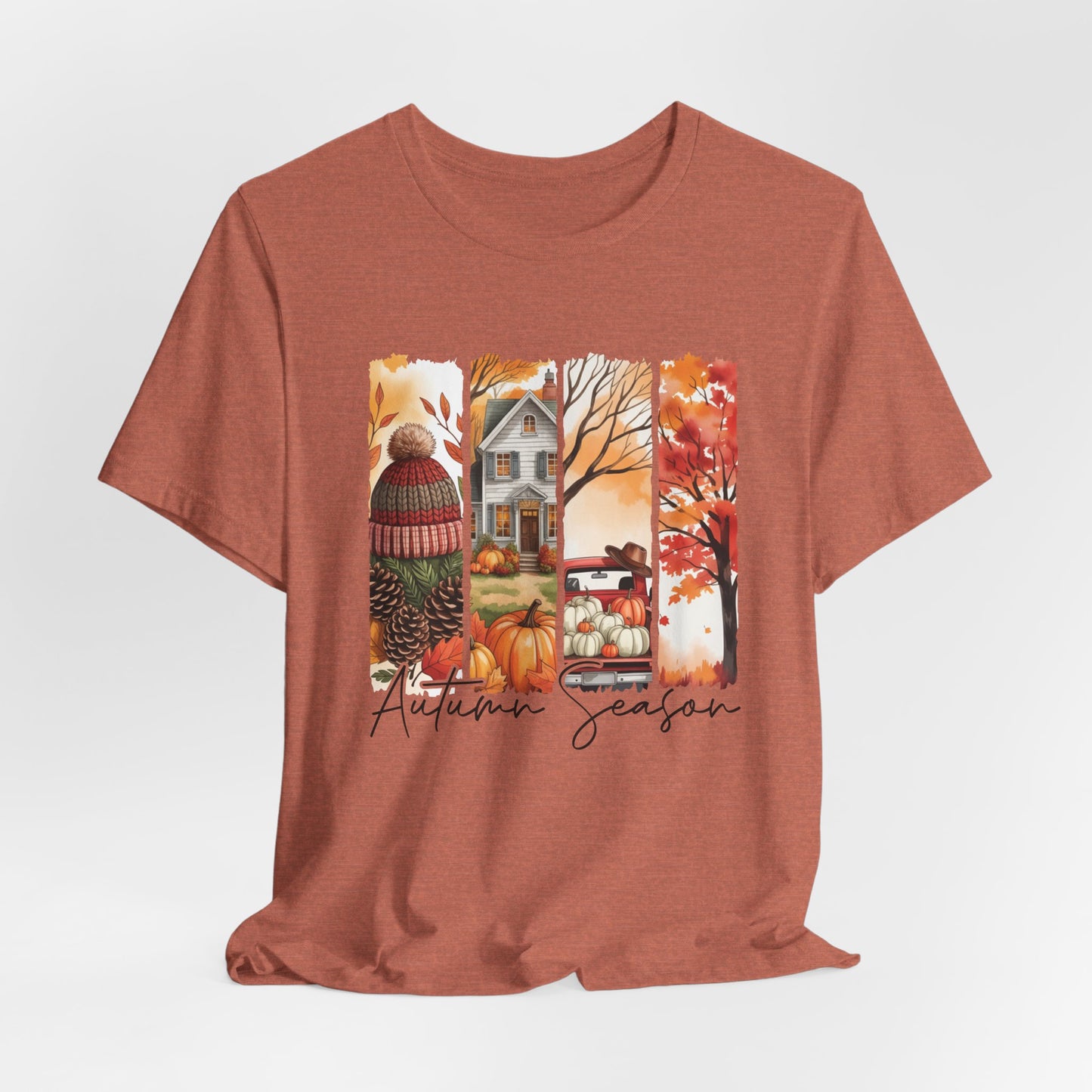 Autumn Vibes Unisex Tee - Cozy Fall Tee, Harvest Shirt