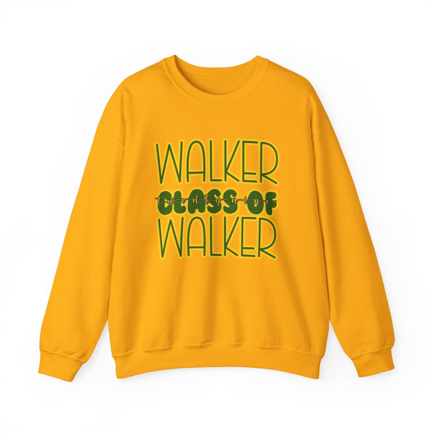 Class of 29 Crewneck Sweatshirt, Walker, Louisiana, Wildcats, Stacked Walker