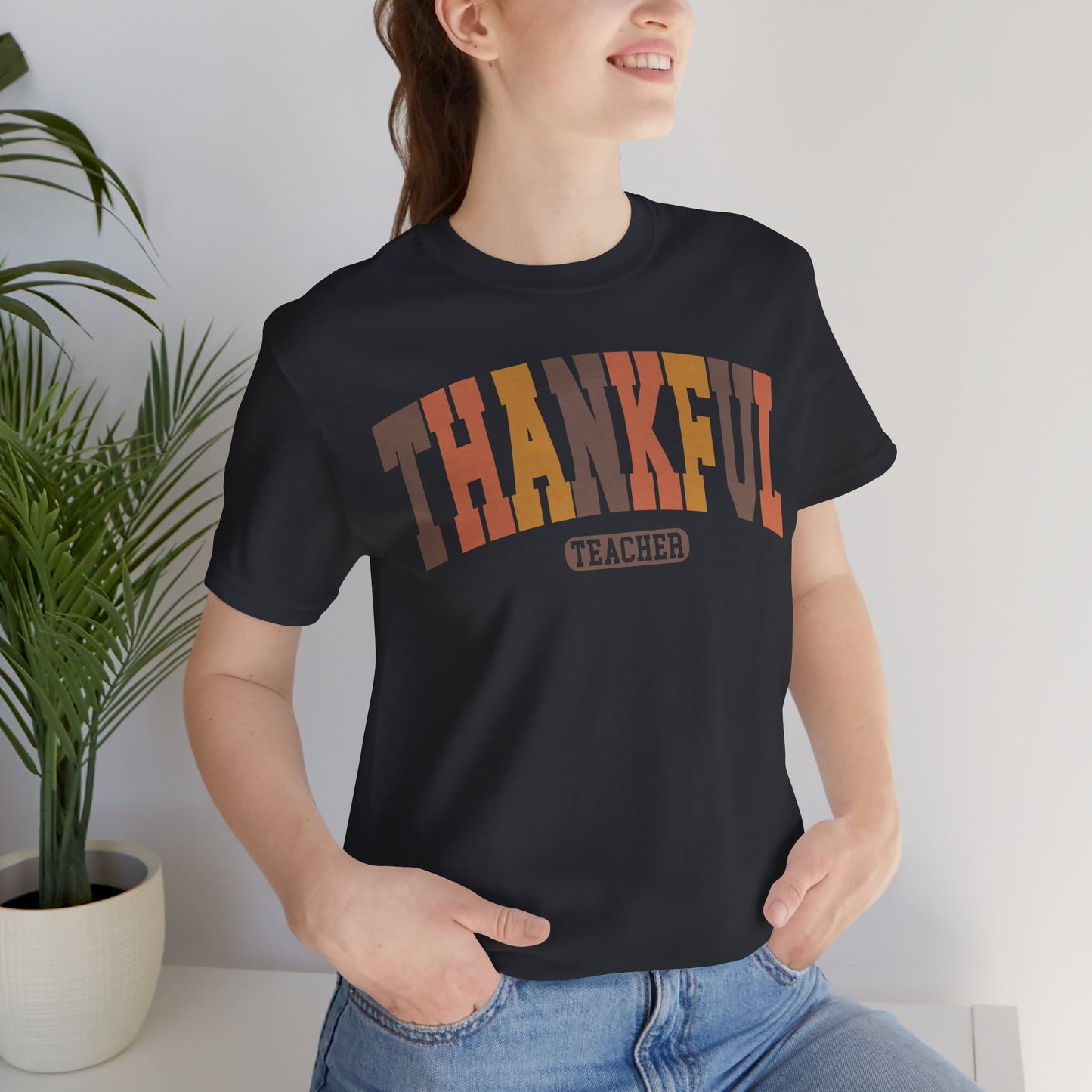 Thankful Teacher Tee, Unisex, Thanksgiving