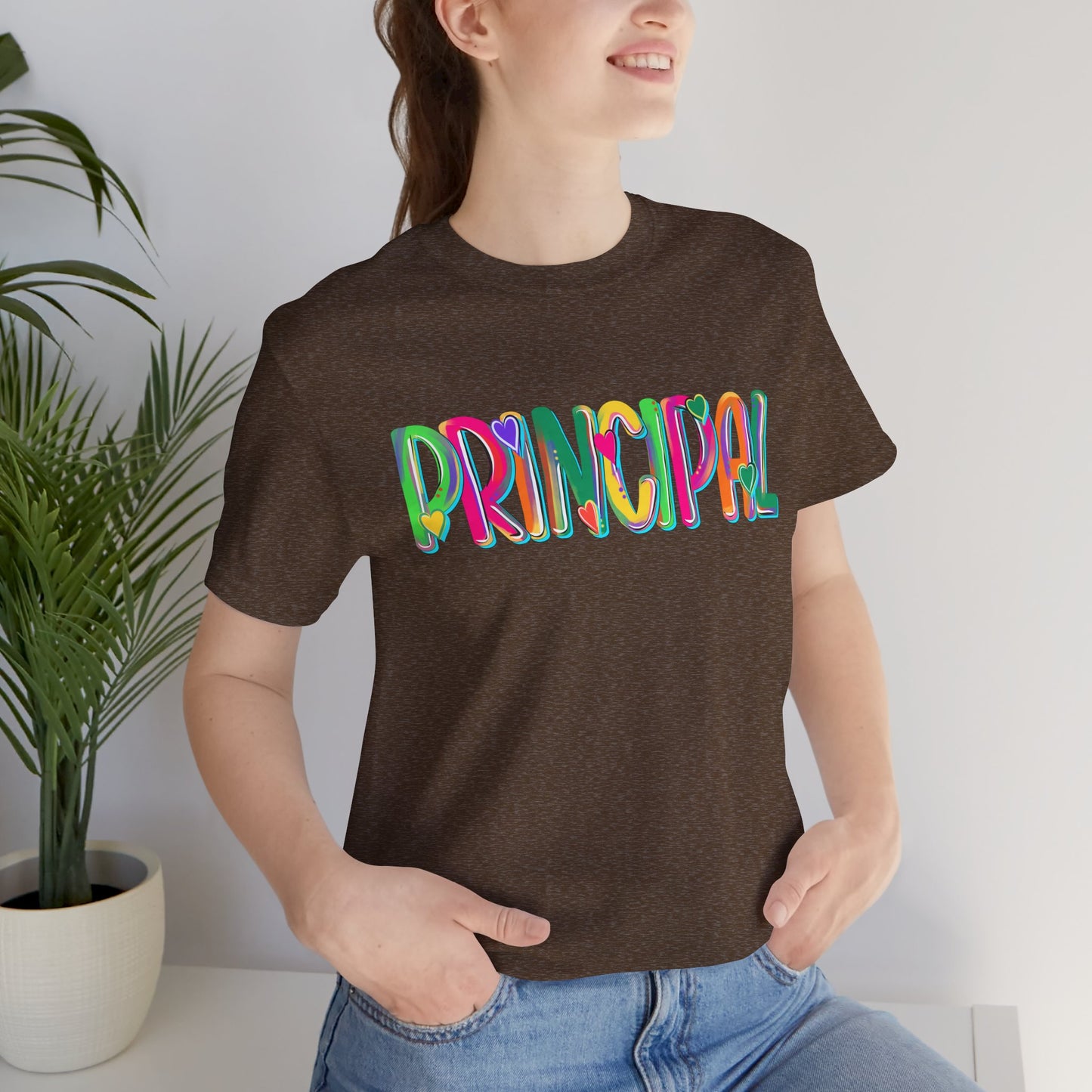 Colorful Principal Tee for Educators, Administration, School