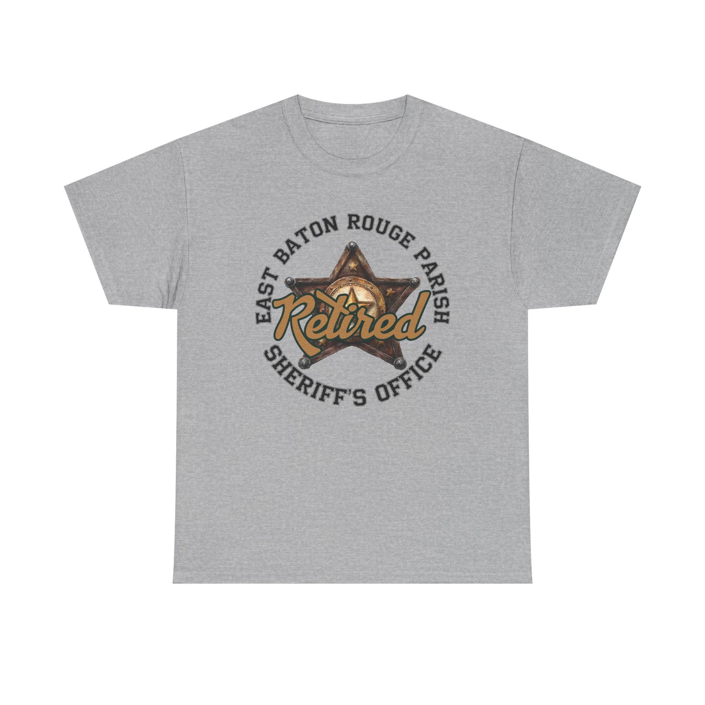 EBRSO Retired Sheriff Heavy Cotton Tee, Unisex Tee, Law Enforcement Gift, Retirement Celebration T-shirt