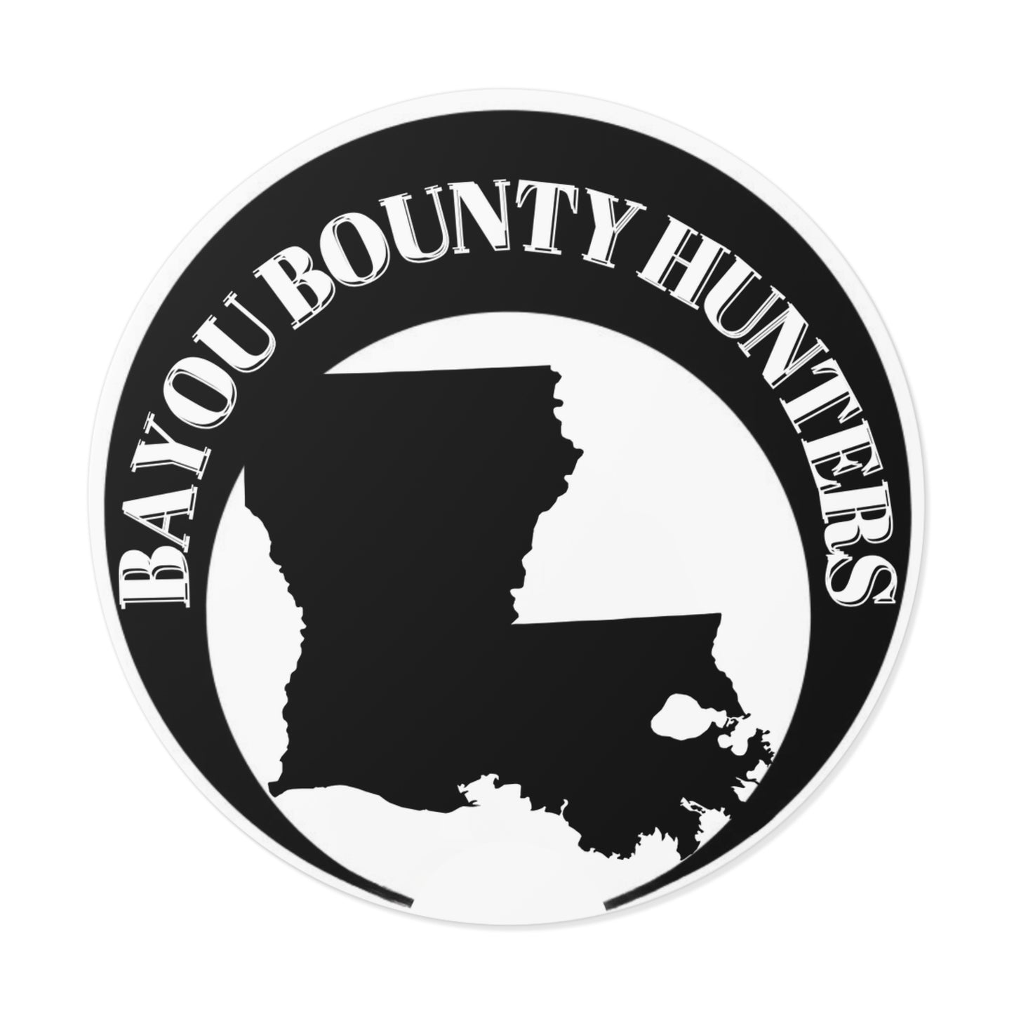 Louisiana Bayou Bounty Hunters Stickers, Waterproof Vinyl Decals, Outdoor Gear, Louisiana Souvenir, Hunting Decor, Unique Gifts