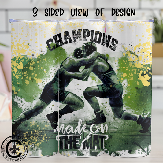 The Mat, Wrestling 20oz Stainless tumbler